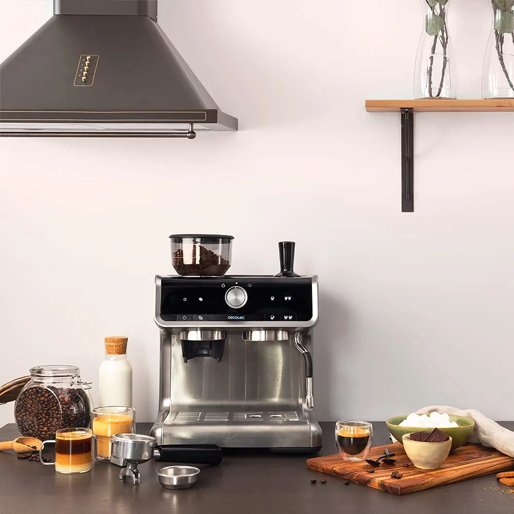 Cecotec Cumbia Power Espresso Macchina del Caffè 20 Bar con Macinacaffè, Thermoblock, 2,5 L, Vaporizzatore, 1550 W - immagine 3