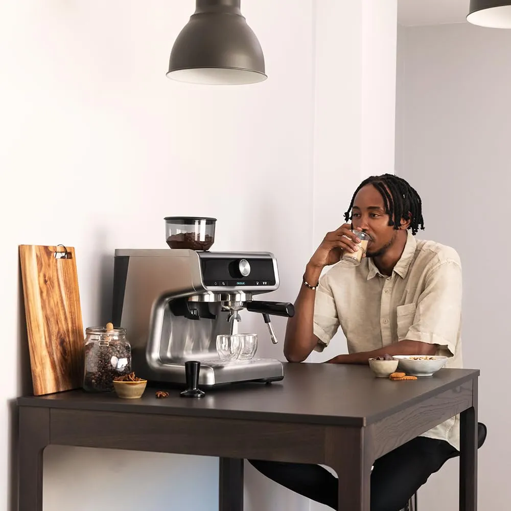 Cecotec Cumbia Power Espresso Macchina del Caffè 20 Bar con Macinacaffè, Thermoblock, 2,5 L, Vaporizzatore, 1550 W - immagine 8