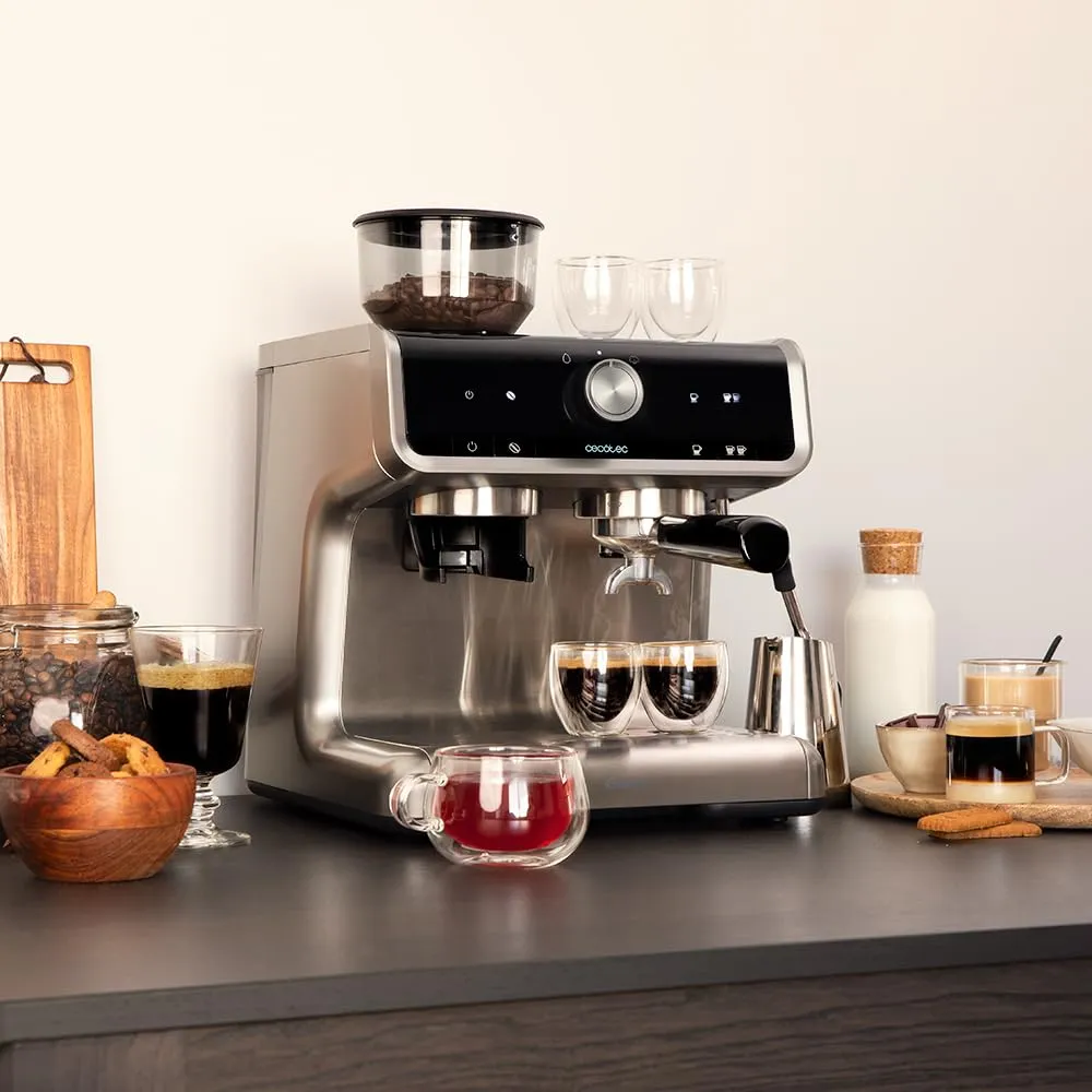 Cecotec Cumbia Power Espresso Macchina del Caffè 20 Bar con Macinacaffè, Thermoblock, 2,5 L, Vaporizzatore, 1550 W - immagine 10