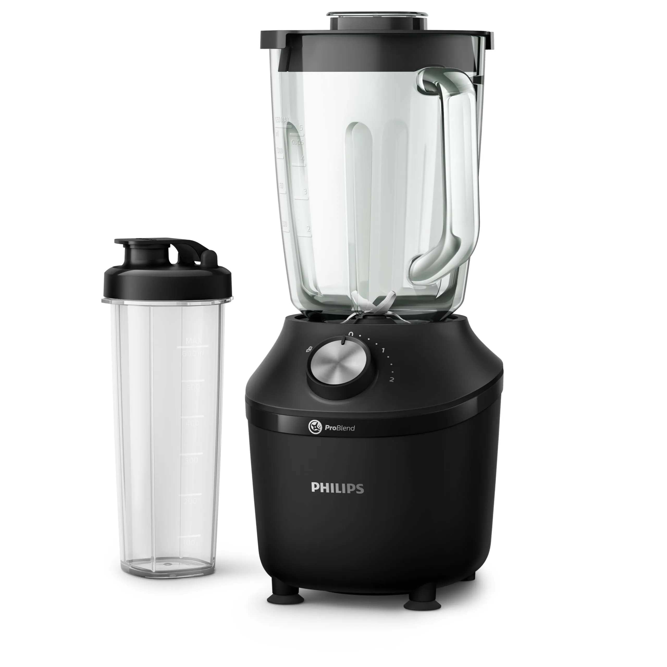Philips Frullatore Elettrico 3000 ProBlend HR2291/41, 600W, 2L, Nero - immagine 1