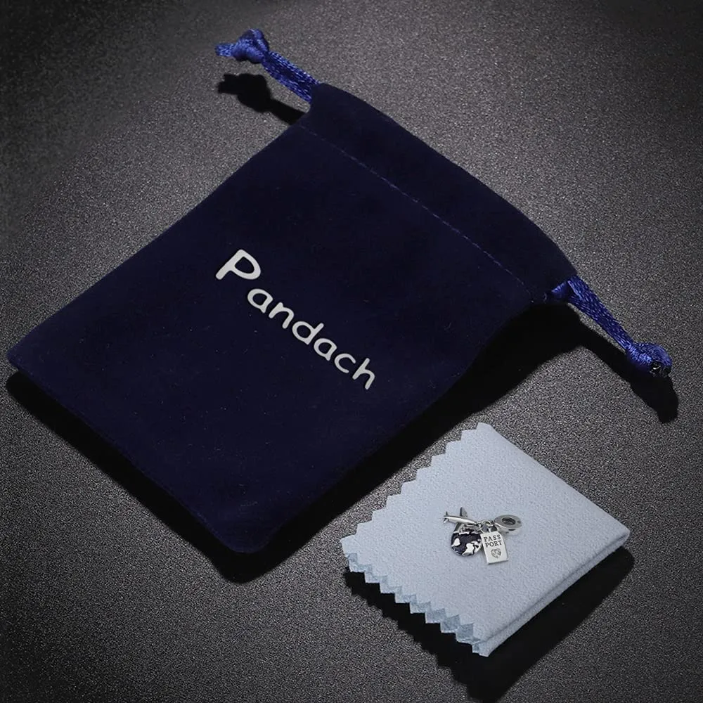 Pandach Bead Charm in Argento Sterling 925 con Cubic Zirconia per Braccialetti e Collane Europei - immagine 3