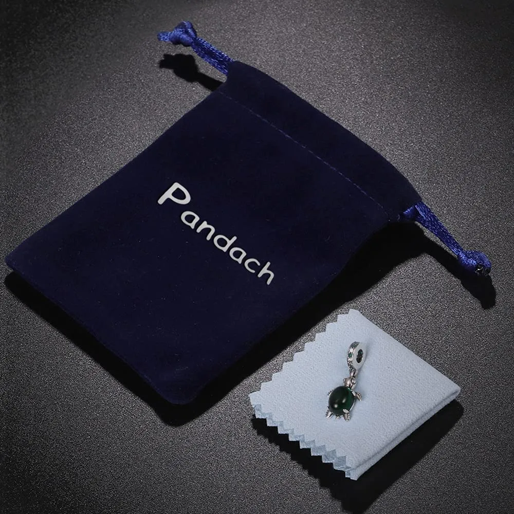 Pandach Bead Charm in Argento Sterling 925 con Cubic Zirconia per Braccialetti e Collane Europei - immagine 3