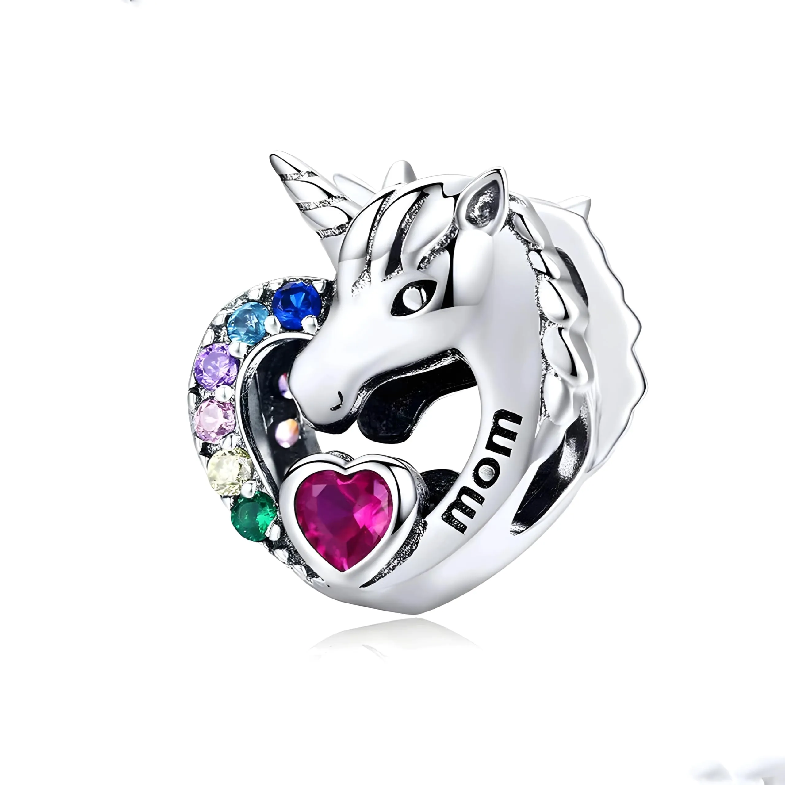 JCaleydo G 41 Charm in Argento Sterling 925 Compatibile con Bracciale Pandora - immagine 1
