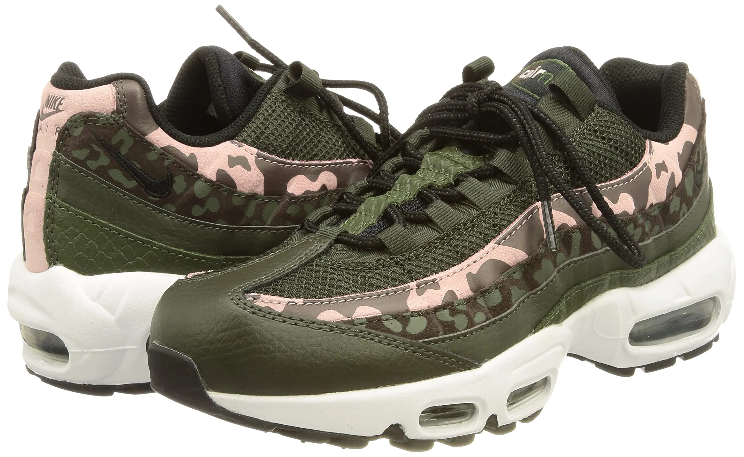Nike Air Max 95 Donna, Sequoia/Pink Glaze/Black, 39 EU - immagine 7