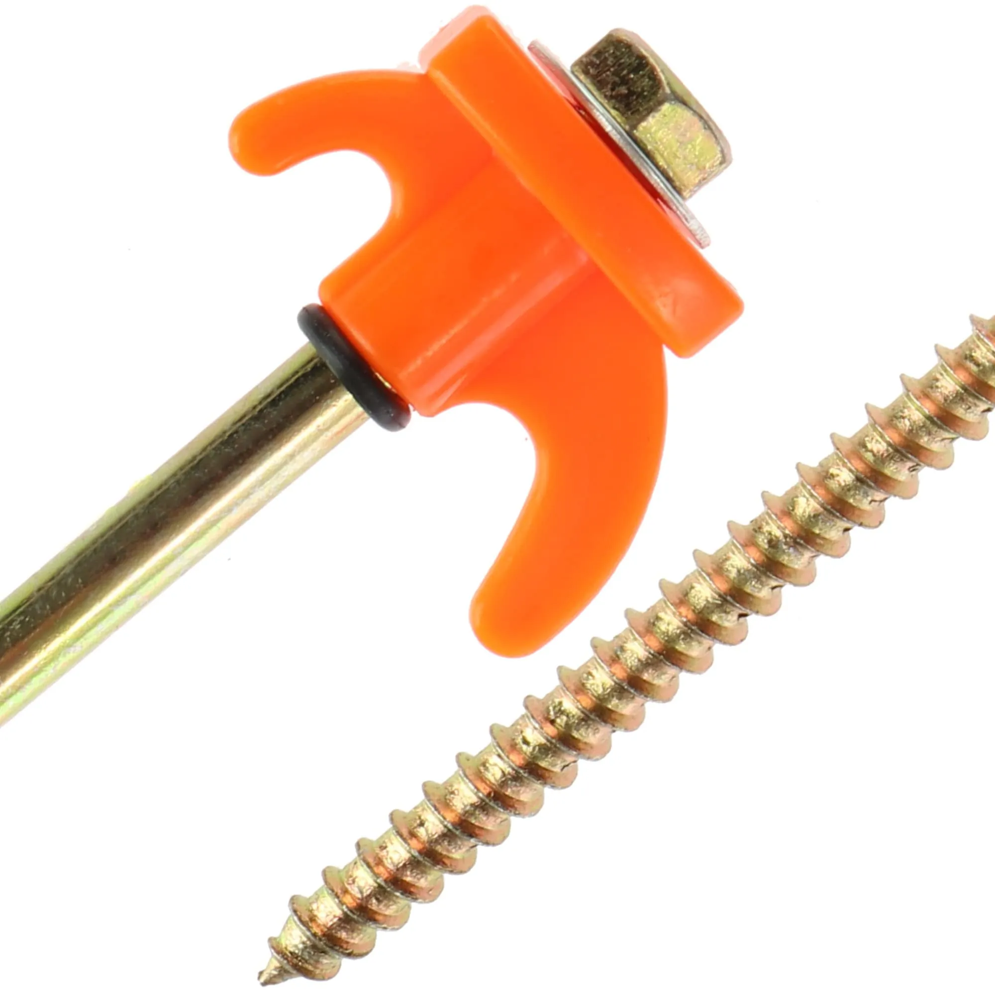 com-four Picchetti per Tenda in Acciaio, 24 Pezzi, 205x7mm - immagine 8