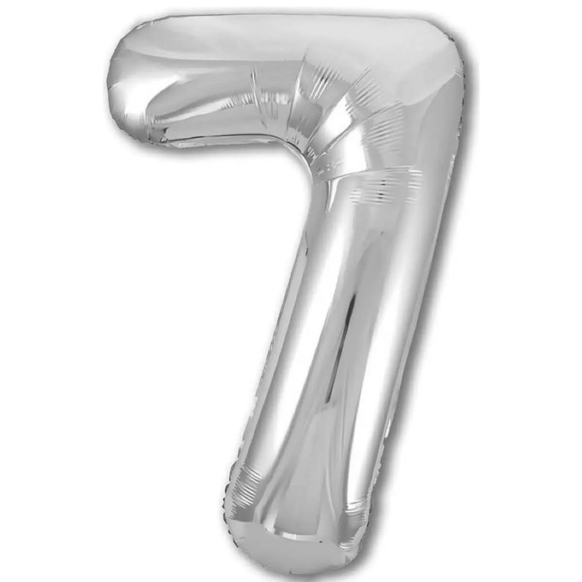 Jonami Palloncino Numero 7 Gigante Argento, 100 cm - immagine 1