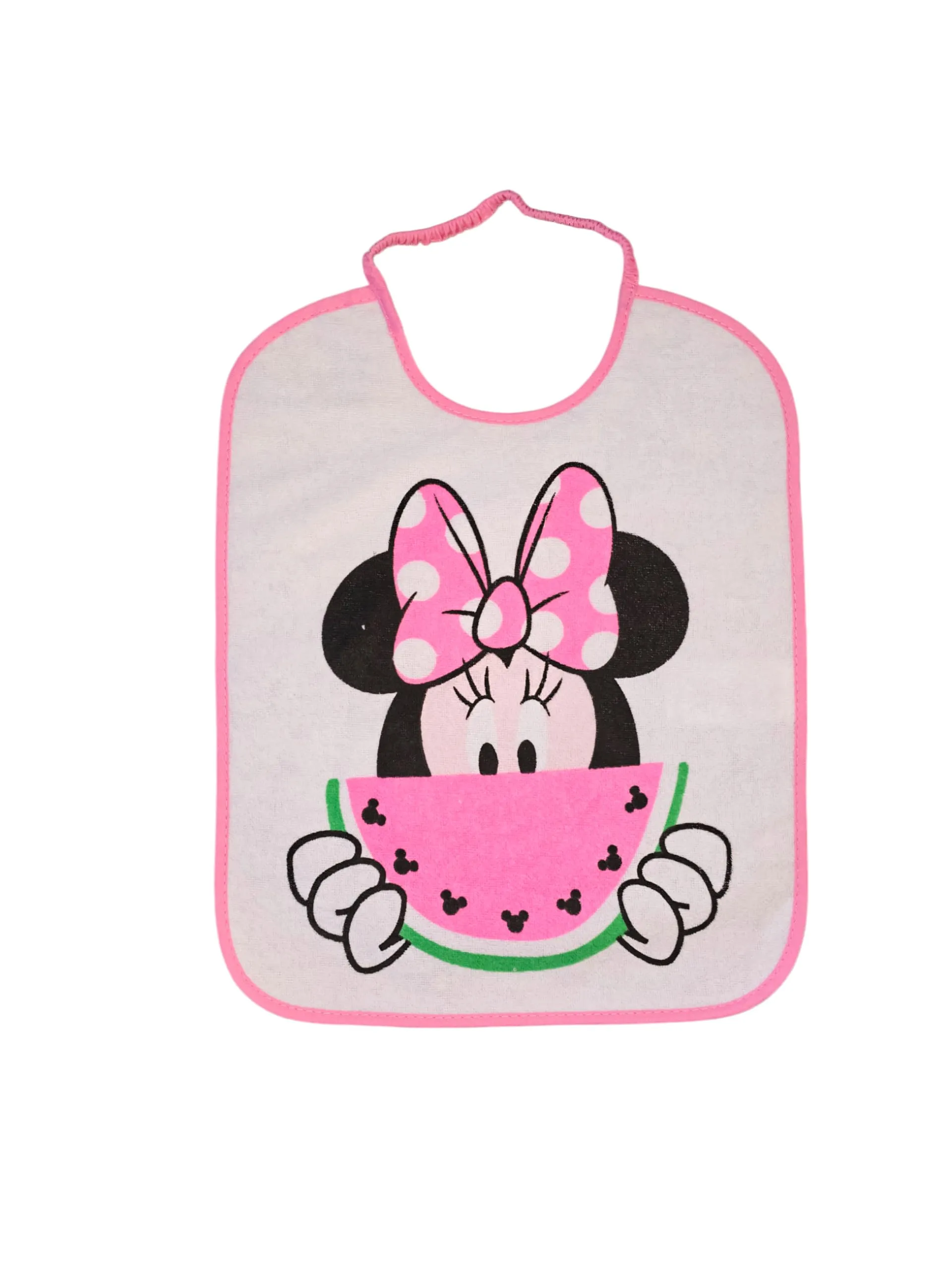 Ellepi Bavaglini Disney Minnie Grande, Cotone Impermeabili con Elastico - immagine 6