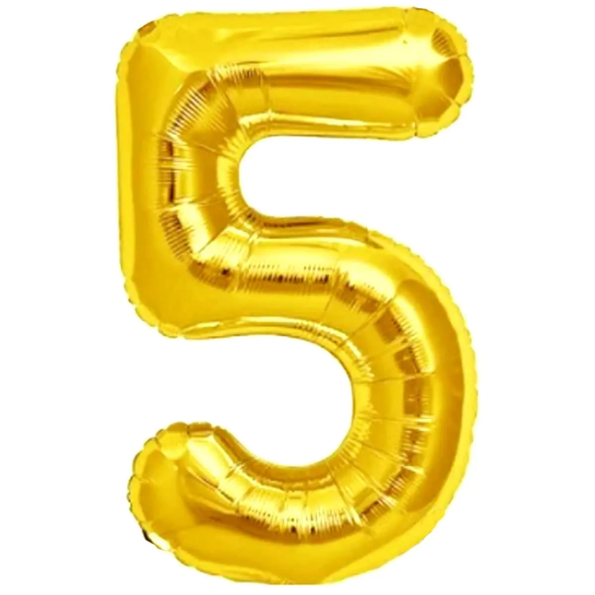 Jonami Palloncino Numero 5 Gigante Oro, 100 cm - immagine 1