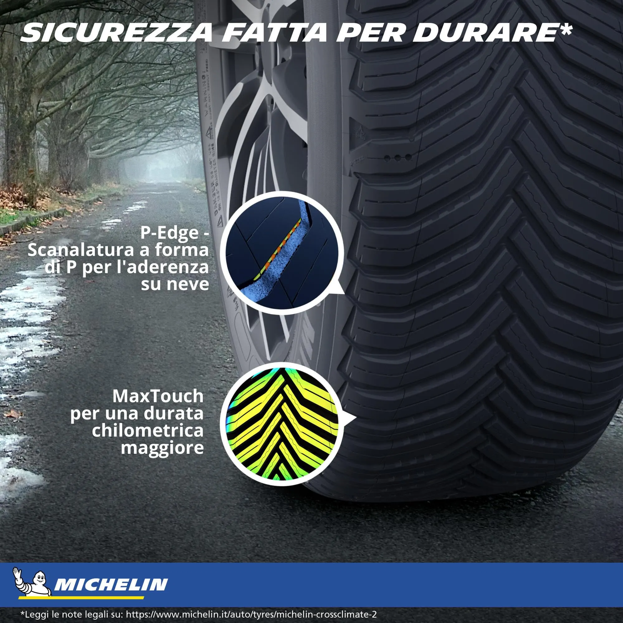 Michelin CrossClimate 2 205/60R15 95V XL All Season Tire - immagine 6
