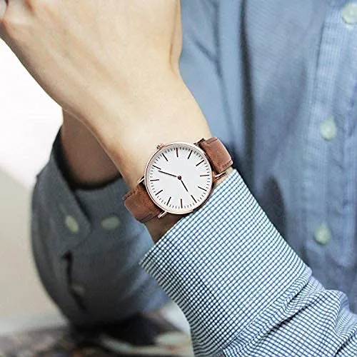 Fullmosa Cinturino Orologio 20mm in Vera Pelle a Sgancio Rapido - immagine 2
