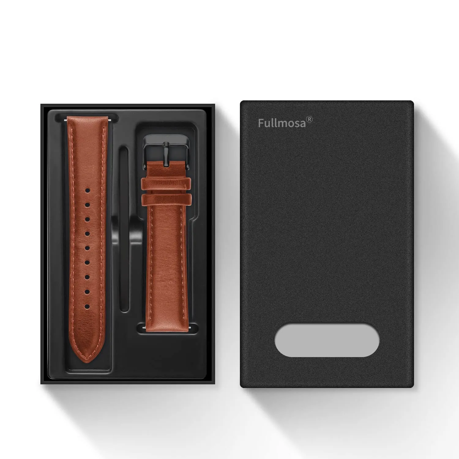 Fullmosa Cinturino Orologio 20mm in Vera Pelle a Sgancio Rapido - immagine 8