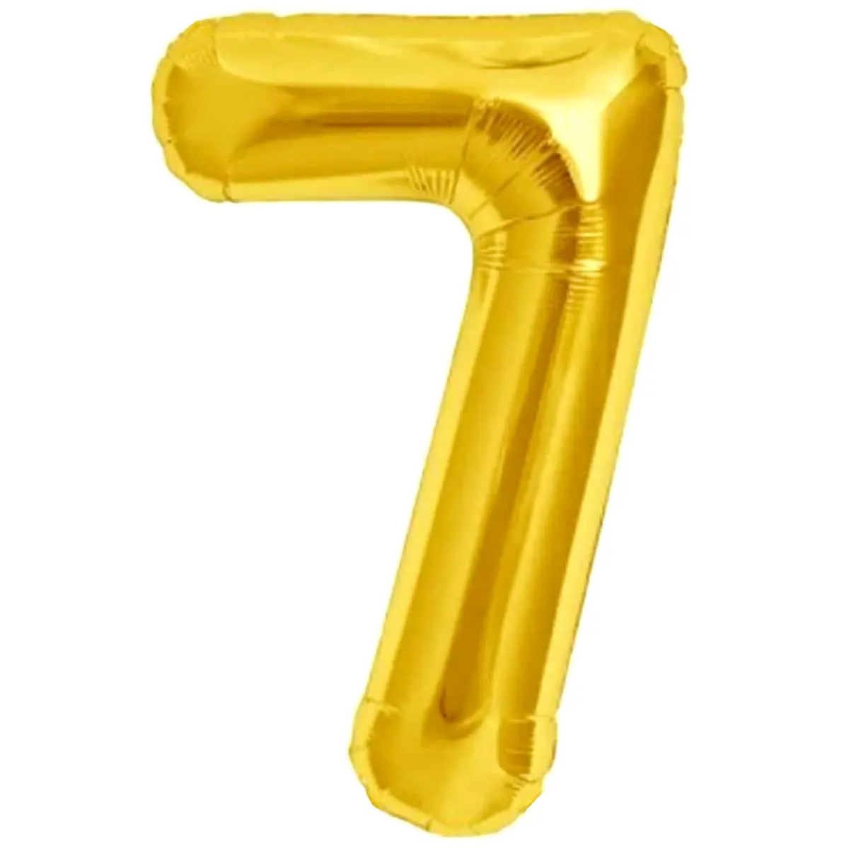 Jonami Palloncino Numero 7 Gigante Oro, 100 cm - immagine 1