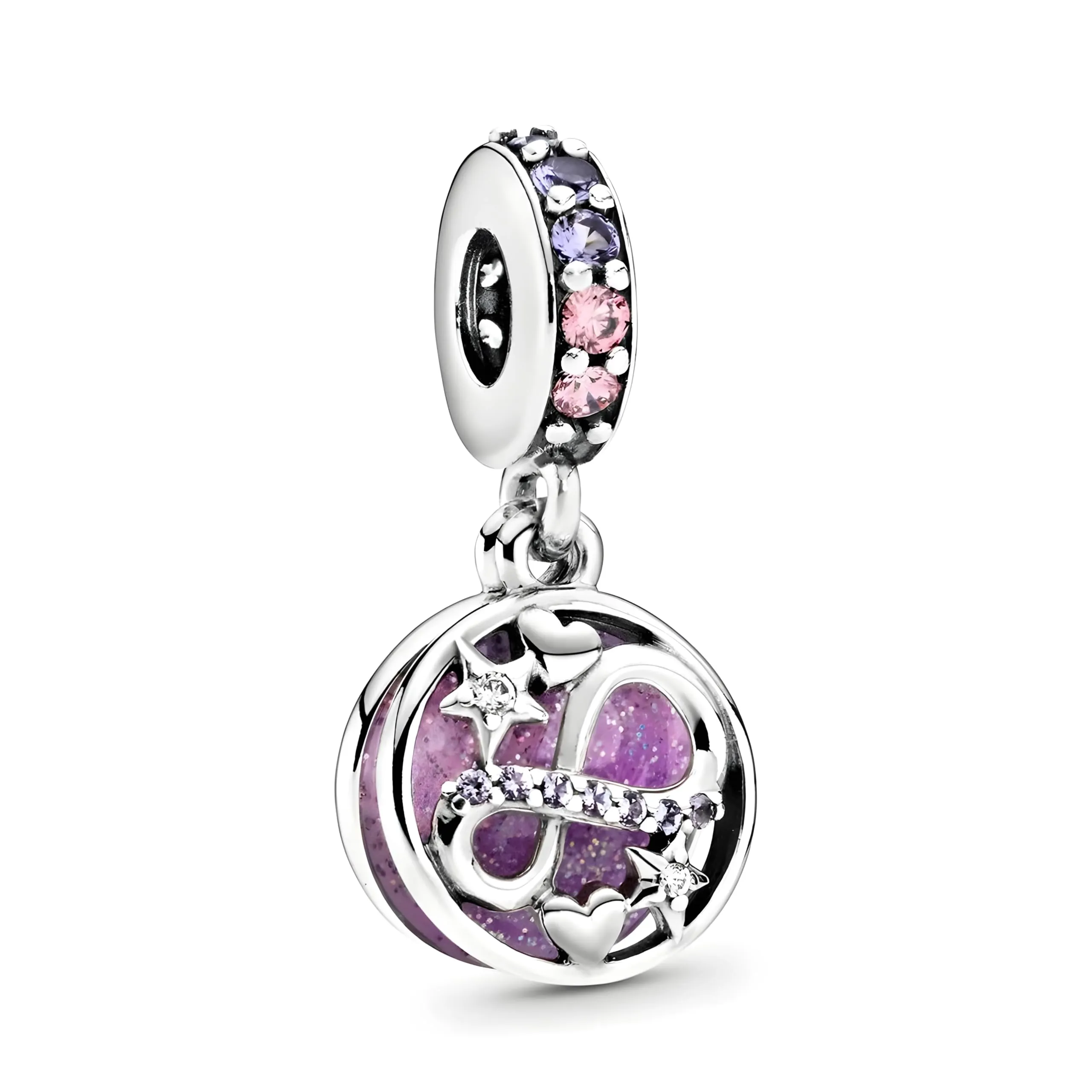 JCaleydo G 43 Charm in Argento Sterling 925 Compatibile con Bracciale Pandora - immagine 1