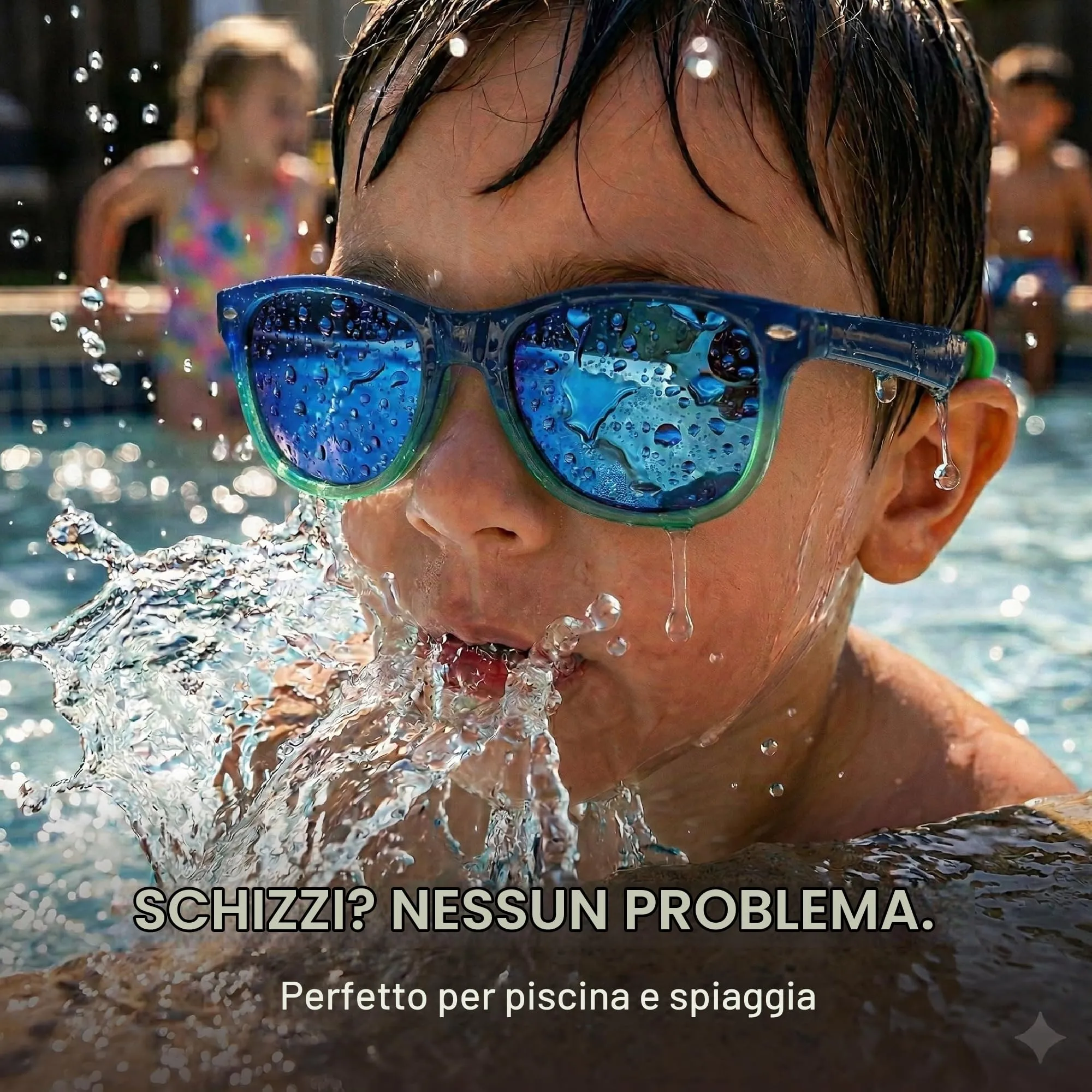 Kiddus Occhiali da Sole Polarizzati per Bambino e Bambina 4-7 Anni, UV400 CAT3 - immagine 6