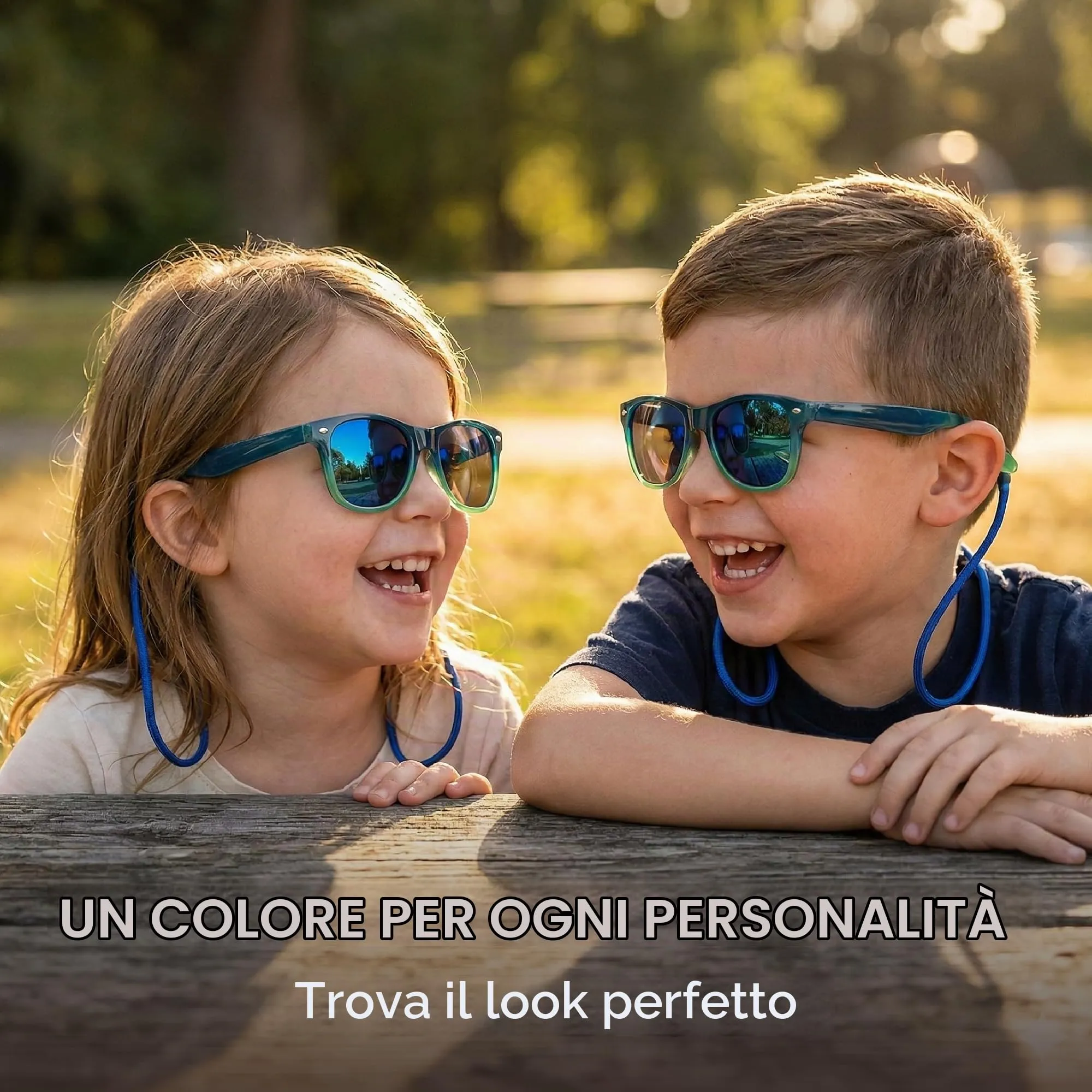 Kiddus Occhiali da Sole Polarizzati per Bambino e Bambina 4-7 Anni, UV400 CAT3 - immagine 8