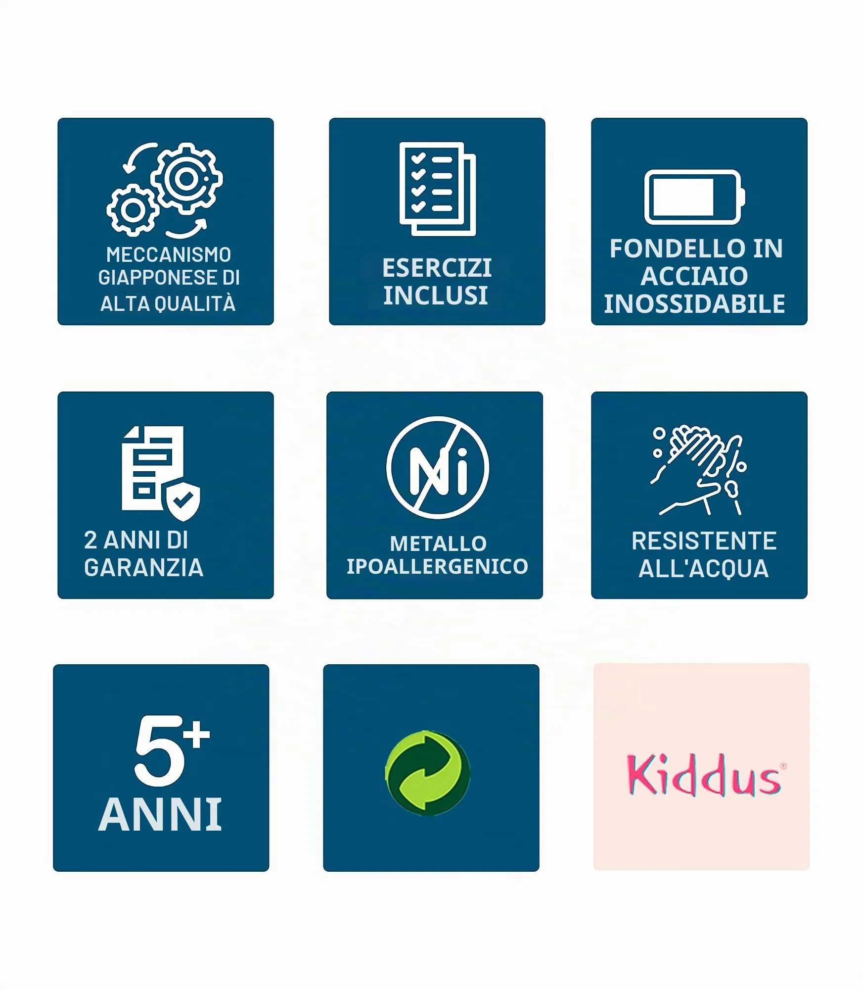 Kiddus Orologio Analogico Didattico per Bambini 5-10 Anni, Dino - immagine 8
