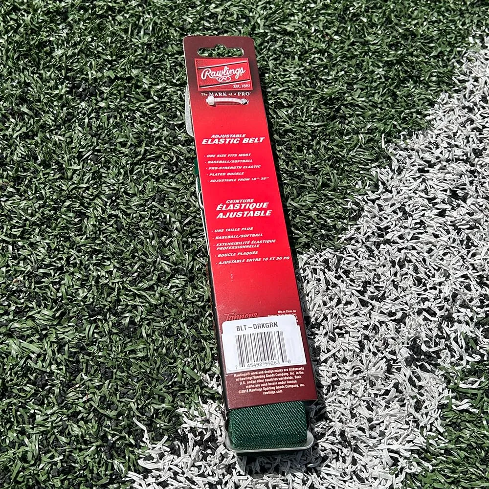 Rawlings Adjustable Belt, Dark Green, One Size - immagine 3