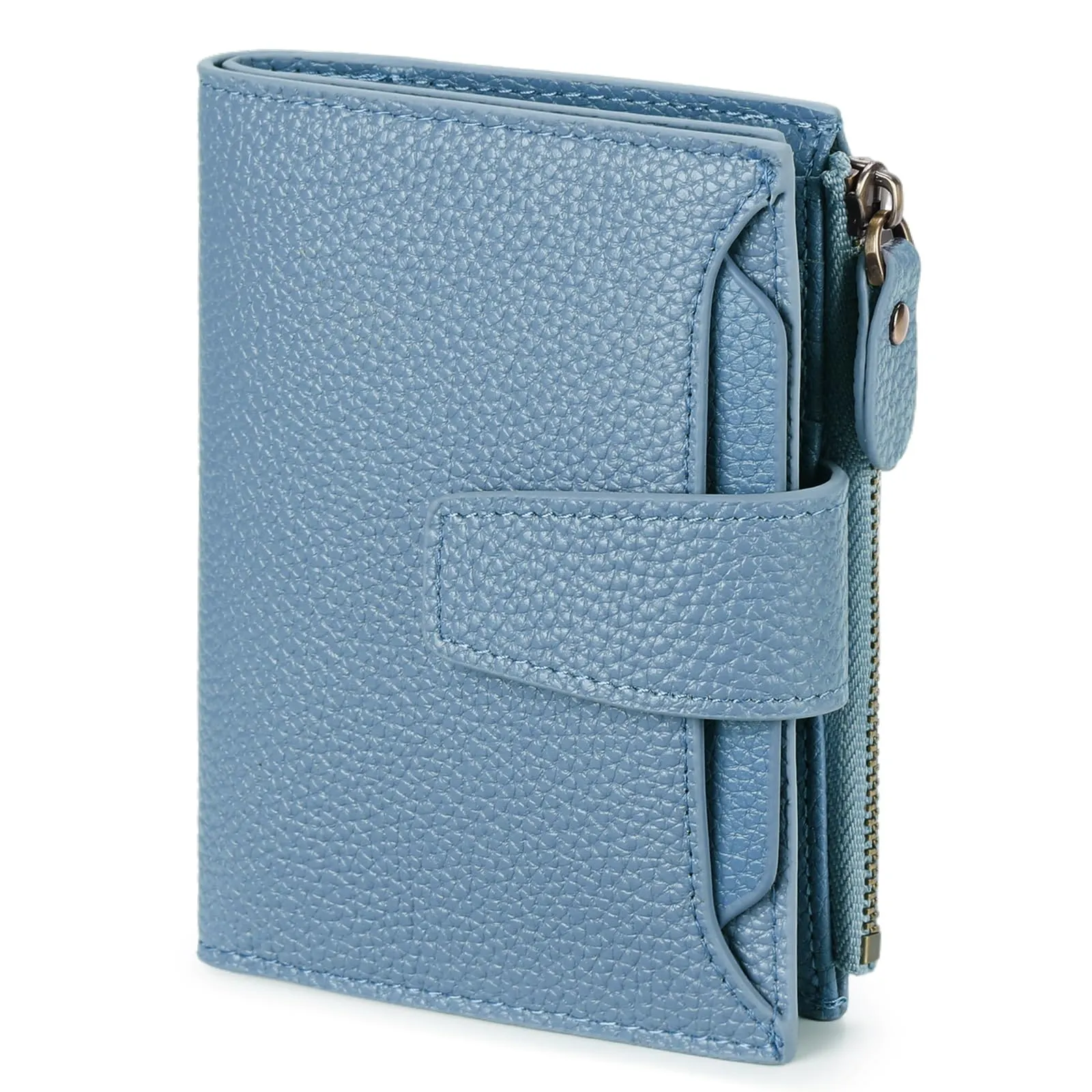 SENDEFN Portafoglio Donna in Pelle con Blocco RFID, 14 Slot per Carte e Portamonete con Cerniera - immagine 1