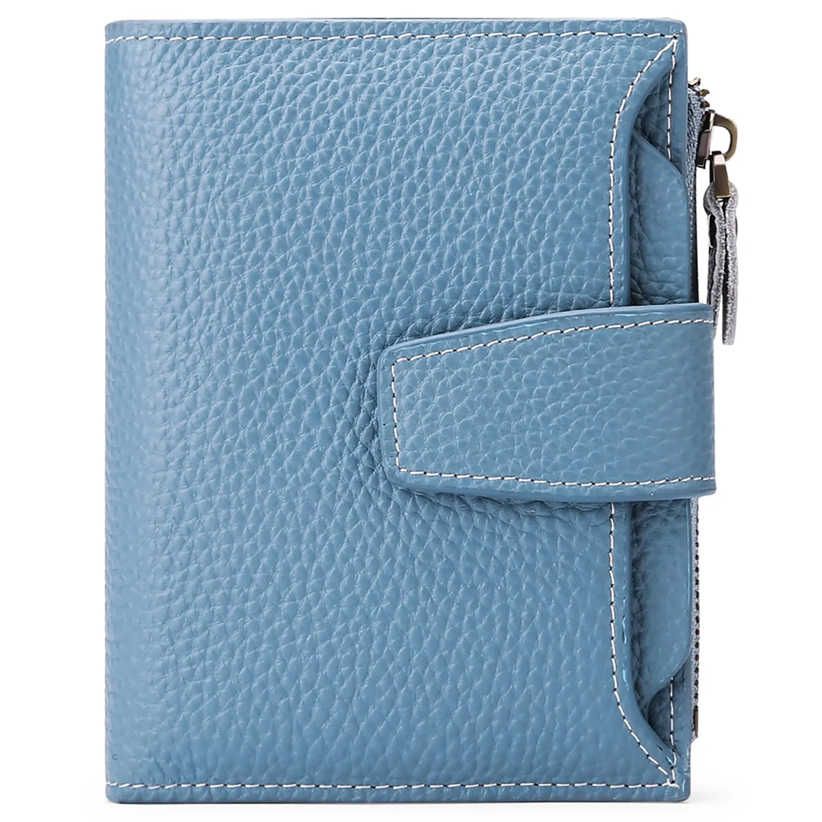 SENDEFN Portafoglio Donna in Pelle con Blocco RFID, 14 Slot per Carte e Portamonete con Cerniera - immagine 2