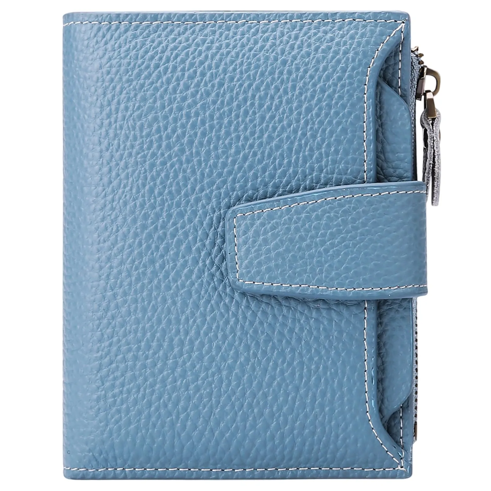 SENDEFN Portafoglio Donna in Pelle con Blocco RFID, 14 Slot per Carte e Portamonete con Cerniera - immagine 5