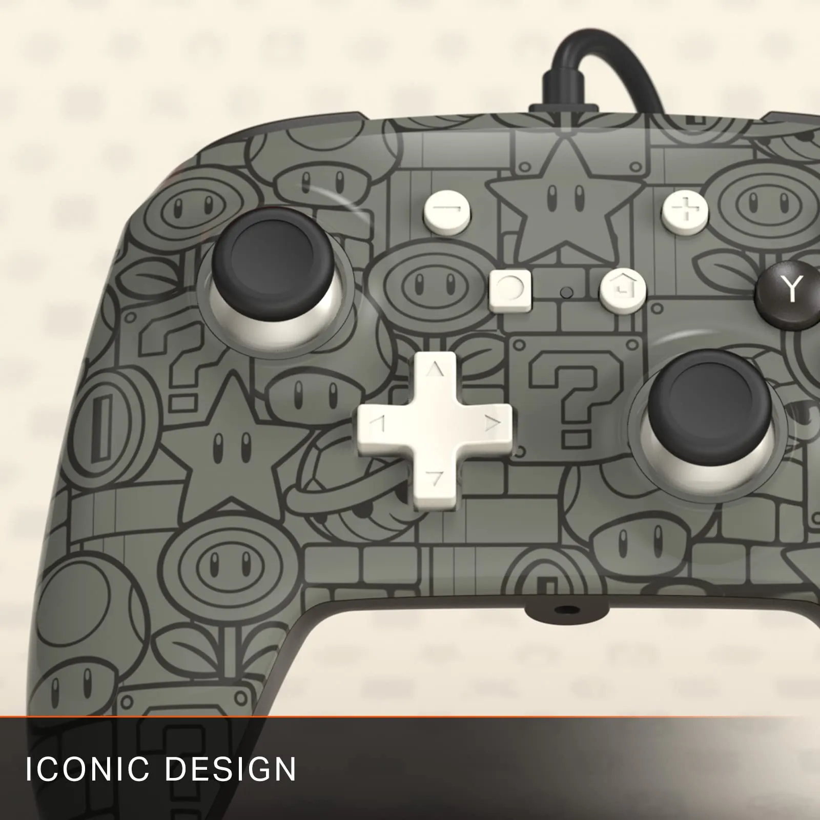 PowerA Controller Cablato Avanzato per Nintendo Switch - Power-Up Mario - immagine 8