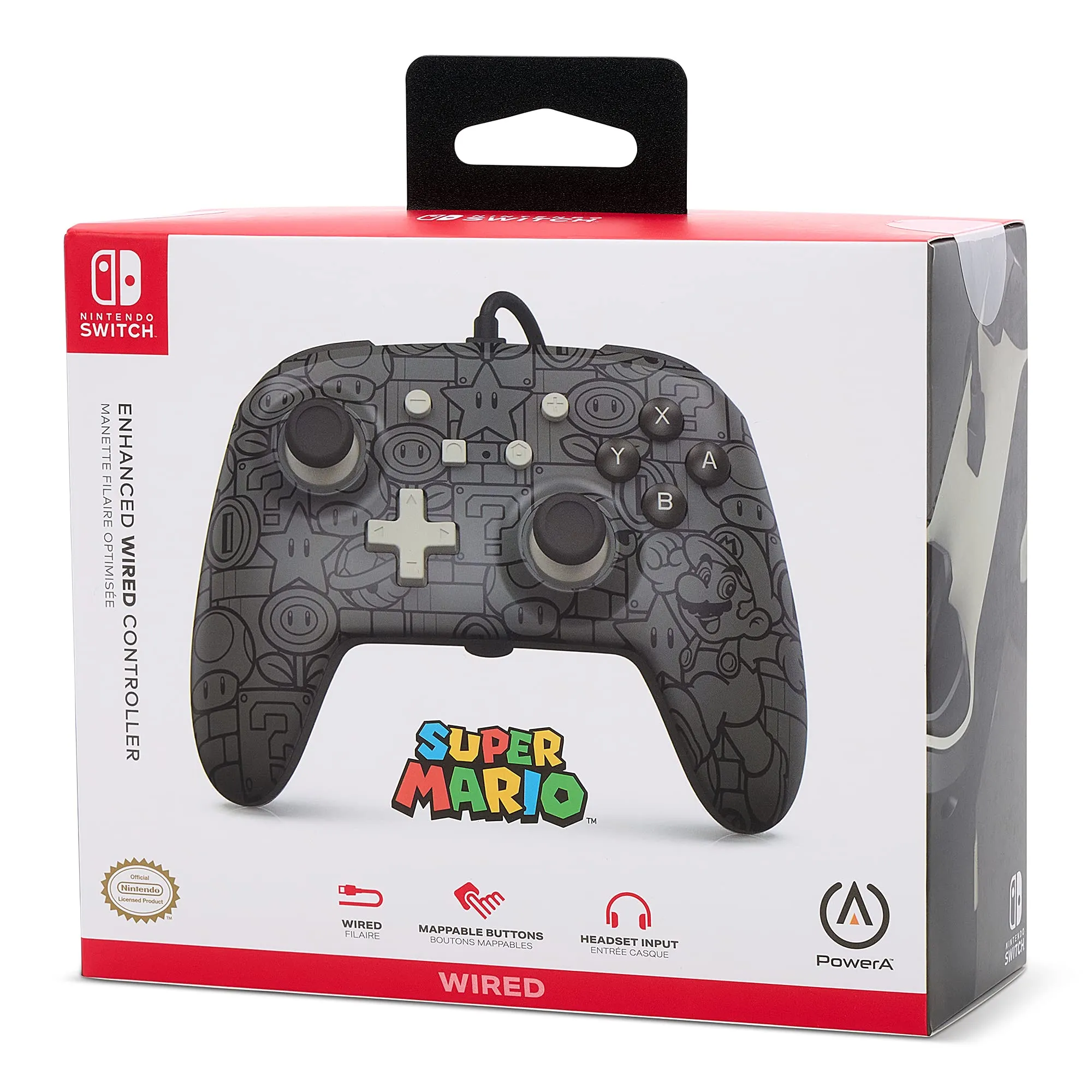 PowerA Controller Cablato Avanzato per Nintendo Switch - Power-Up Mario - immagine 9