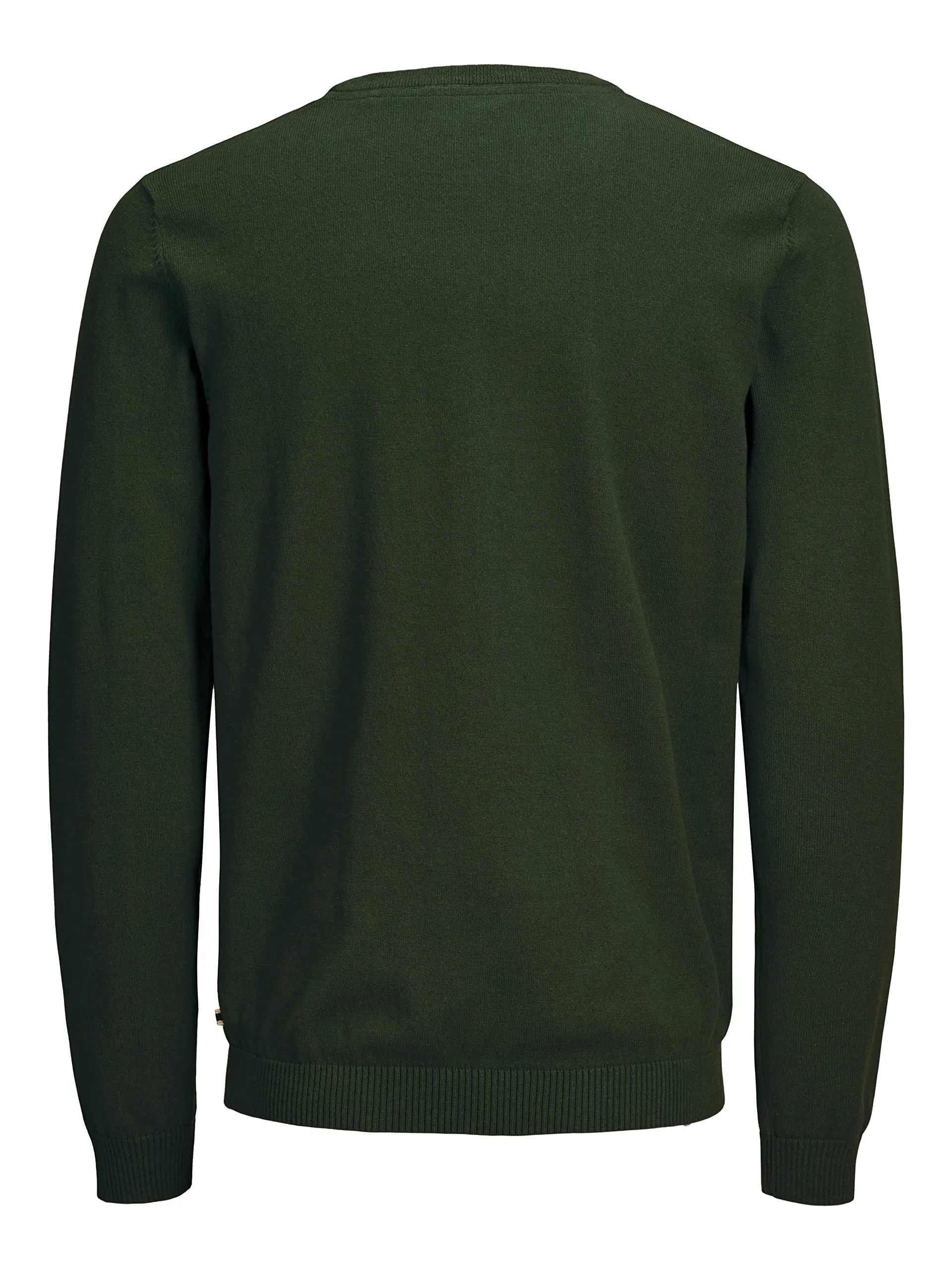 Jack & Jones Jjebasic Knit Crew Neck Noos Pullover - Verde (Rosin) - L - immagine 2