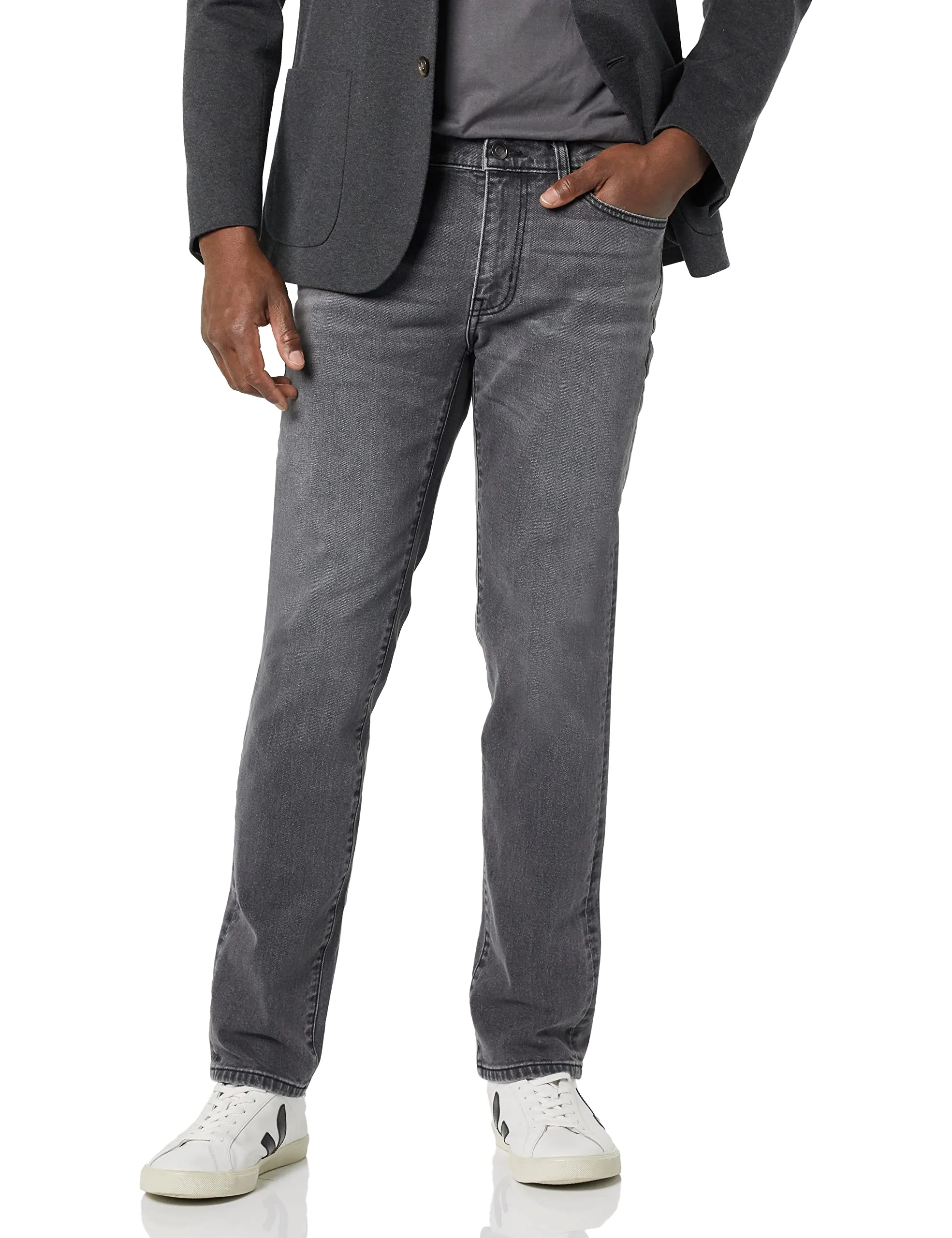 Amazon Essentials Slim Fit Jeans, Grigio Slavato, 29W / 30L - immagine 1