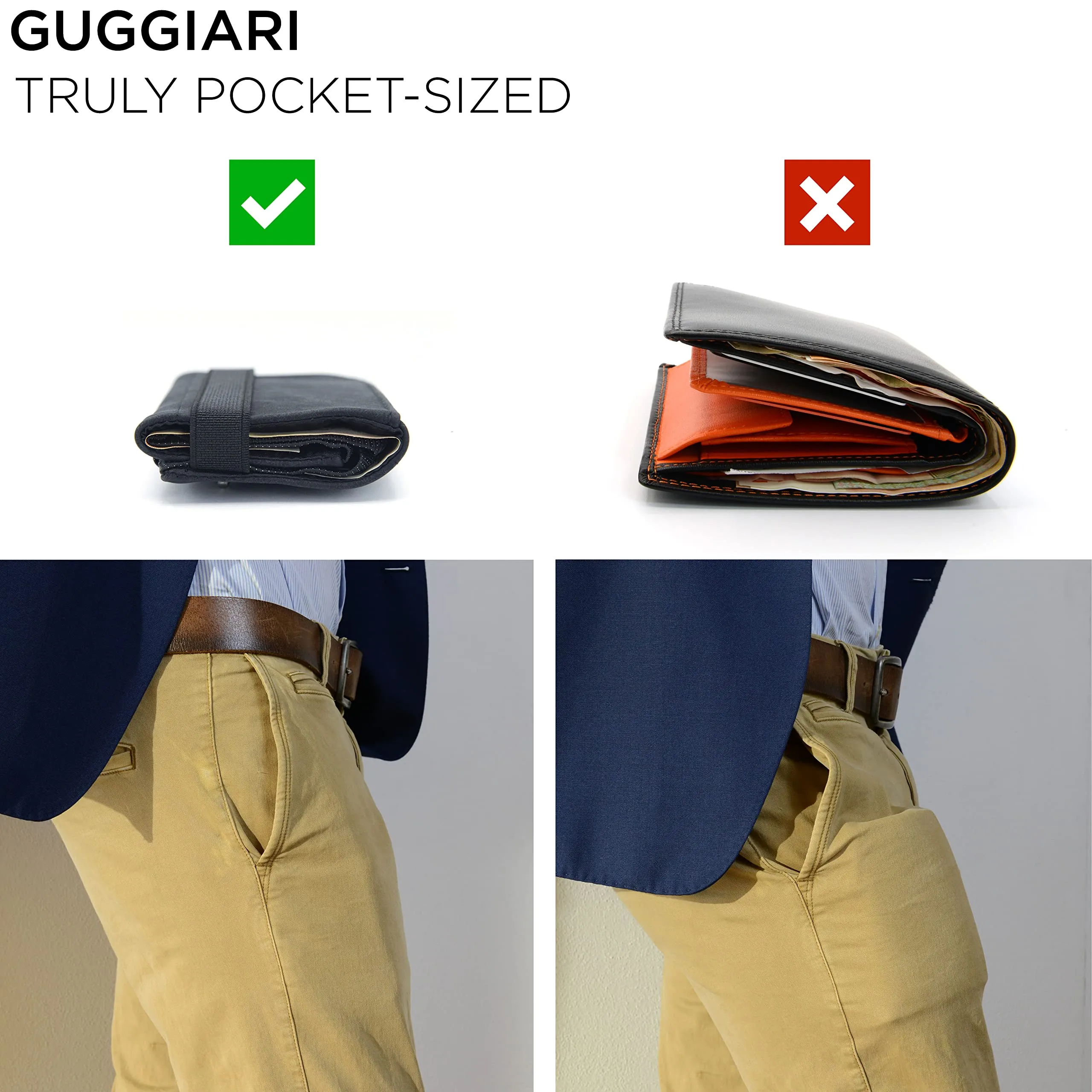 GUGGIARI Portafoglio Uomo in Pelle, Portamonete e RFID - immagine 5