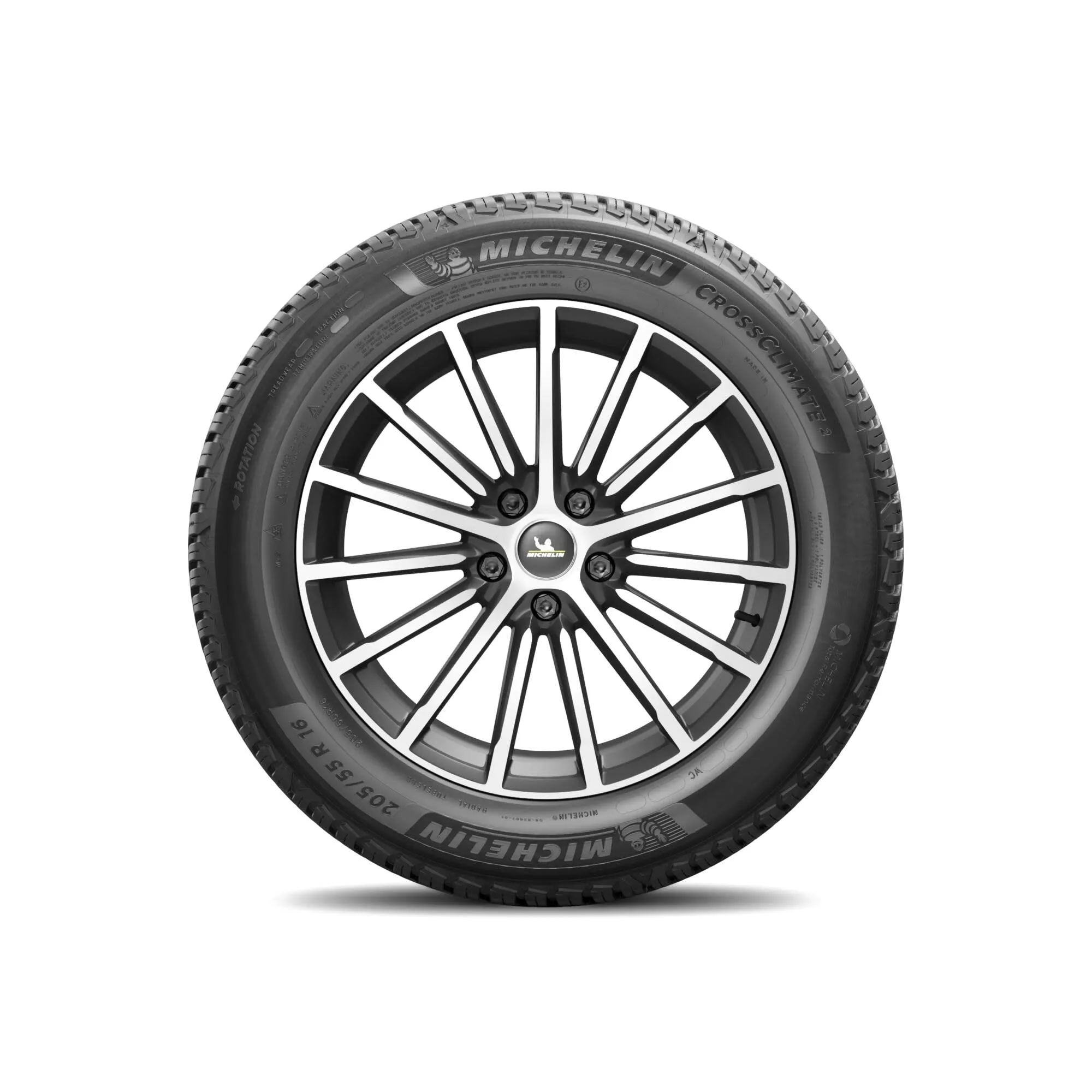 Michelin CrossClimate 2 205/55R16 94V XL All Season Tire - immagine 8
