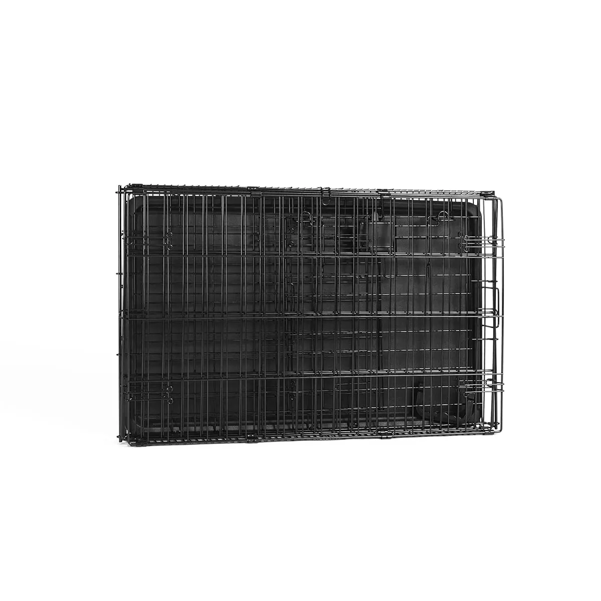 Amazon Basics Gabbia per cani in metallo pieghevole, Nero, 76.2 x 48.3 x 53.3 cm - immagine 5