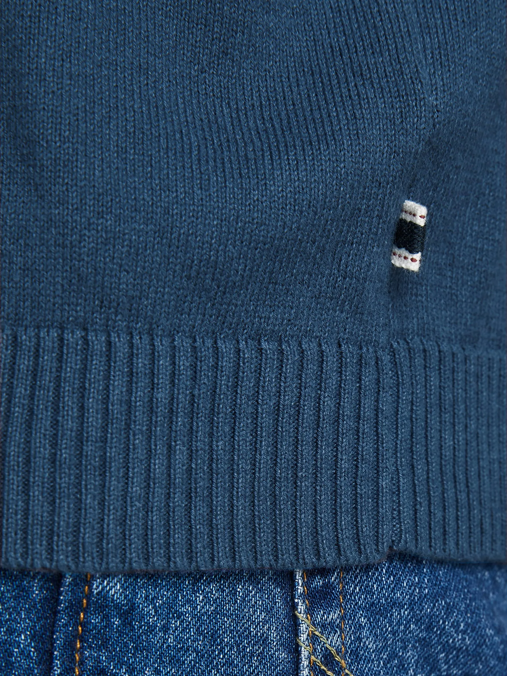 Jack & Jones Jjebasic Knit Crew Neck Noos Pullover, Insignia Blue, XL - immagine 2