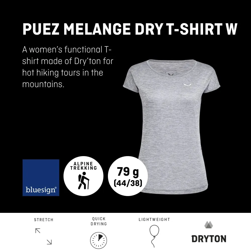Salewa Puez Melange Dry Women's Short Sleeve Tee - immagine 3