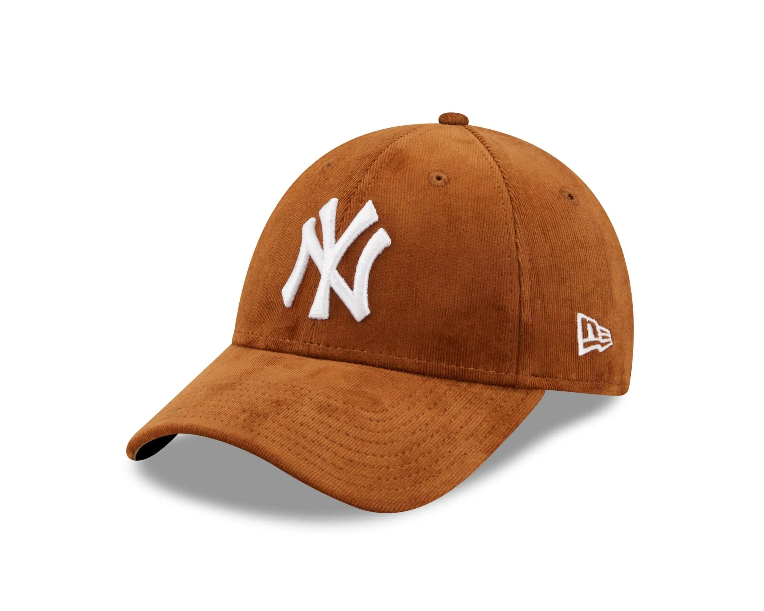 New Era New York Yankees MLB 9Forty Corduroy Baseball Cap Women's Brown One-Size - immagine 1