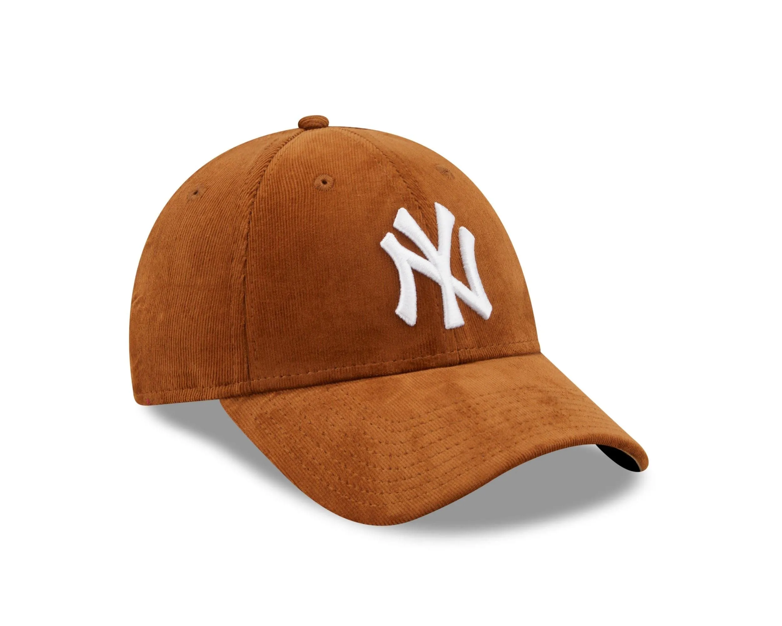 New Era New York Yankees MLB 9Forty Corduroy Baseball Cap Women's Brown One-Size - immagine 3