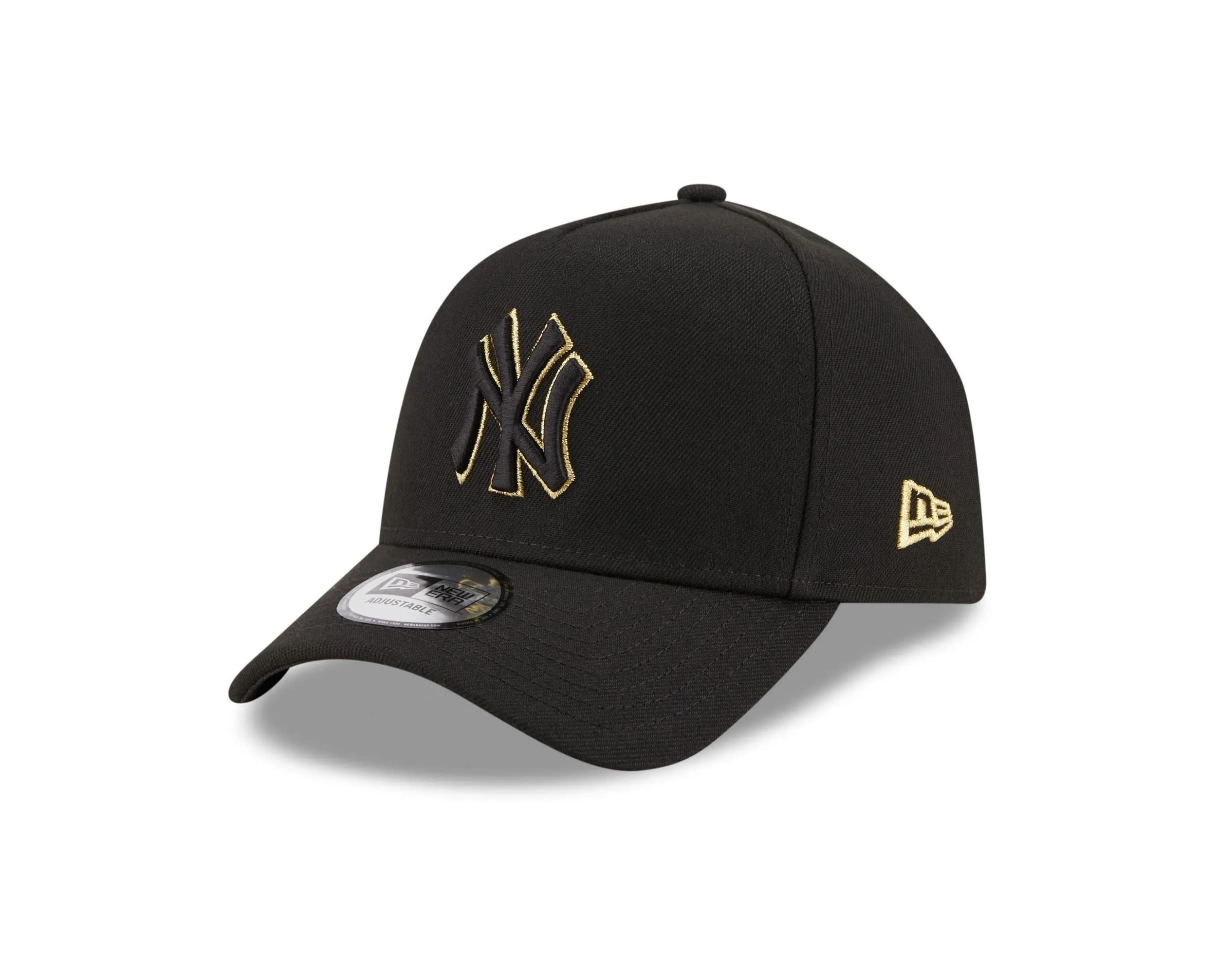 New Era New York Yankees MLB 9Forty A-Frame Snapback Cap - Black - immagine 1