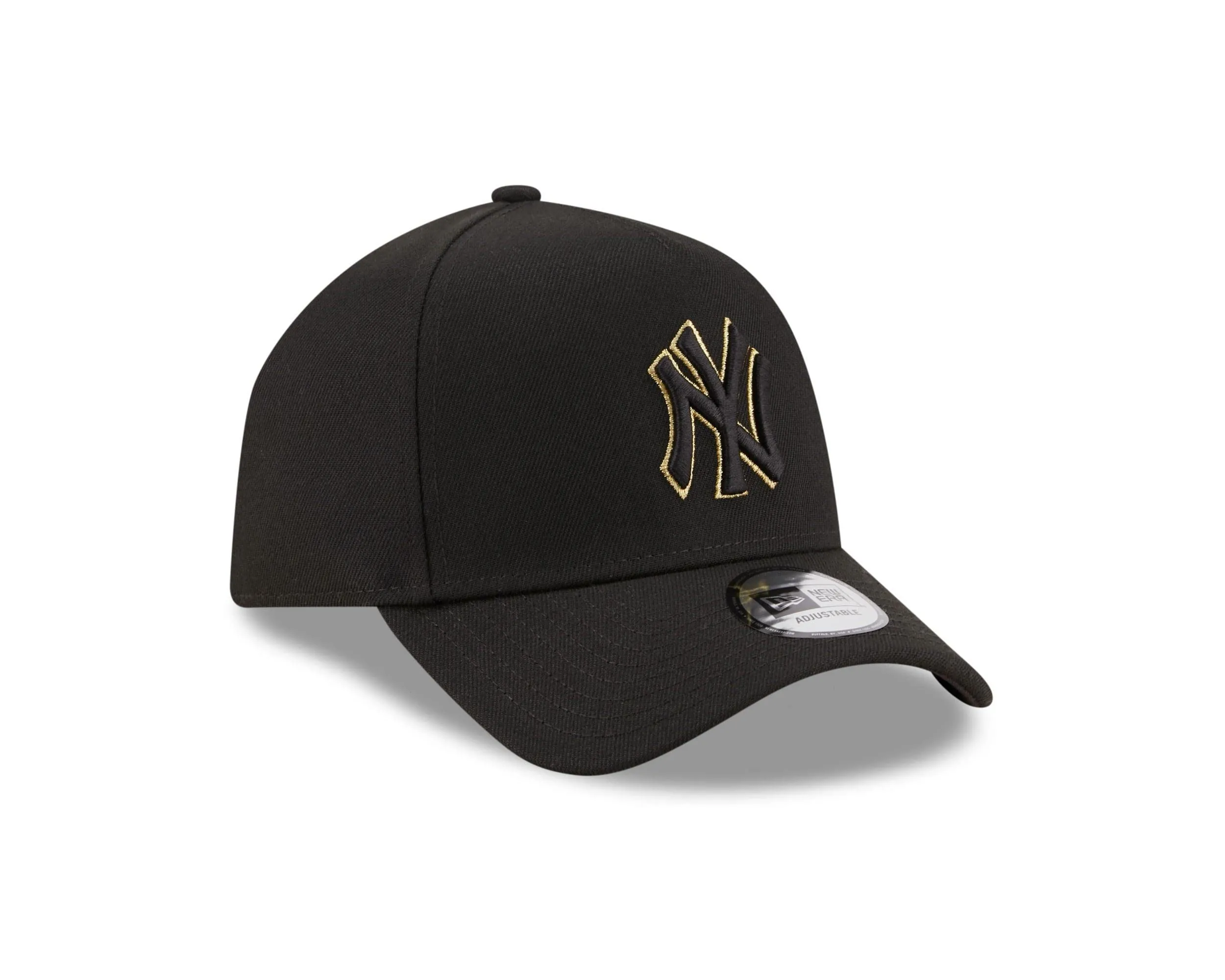 New Era New York Yankees MLB 9Forty A-Frame Snapback Cap - Black - immagine 3