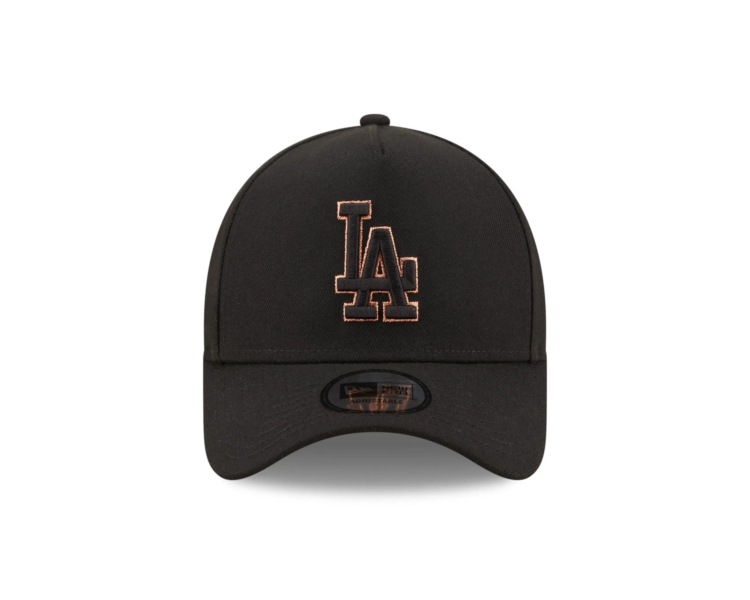 New Era Los Angeles Dodgers MLB 9Forty A-Frame Snapback Baseball Cap - Black - One Size - immagine 2