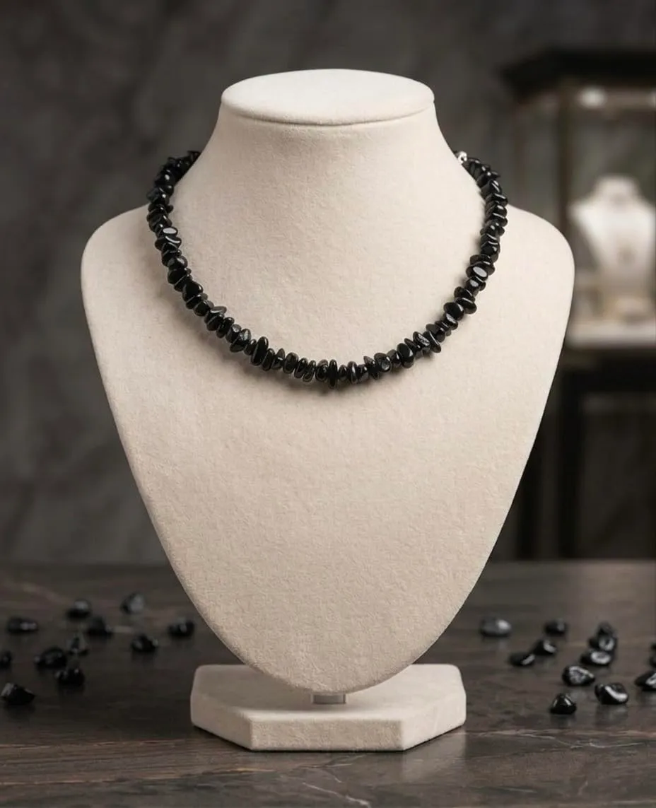 Alchimia Set Bracciale e Collana in Ossidiana Nera - immagine 6