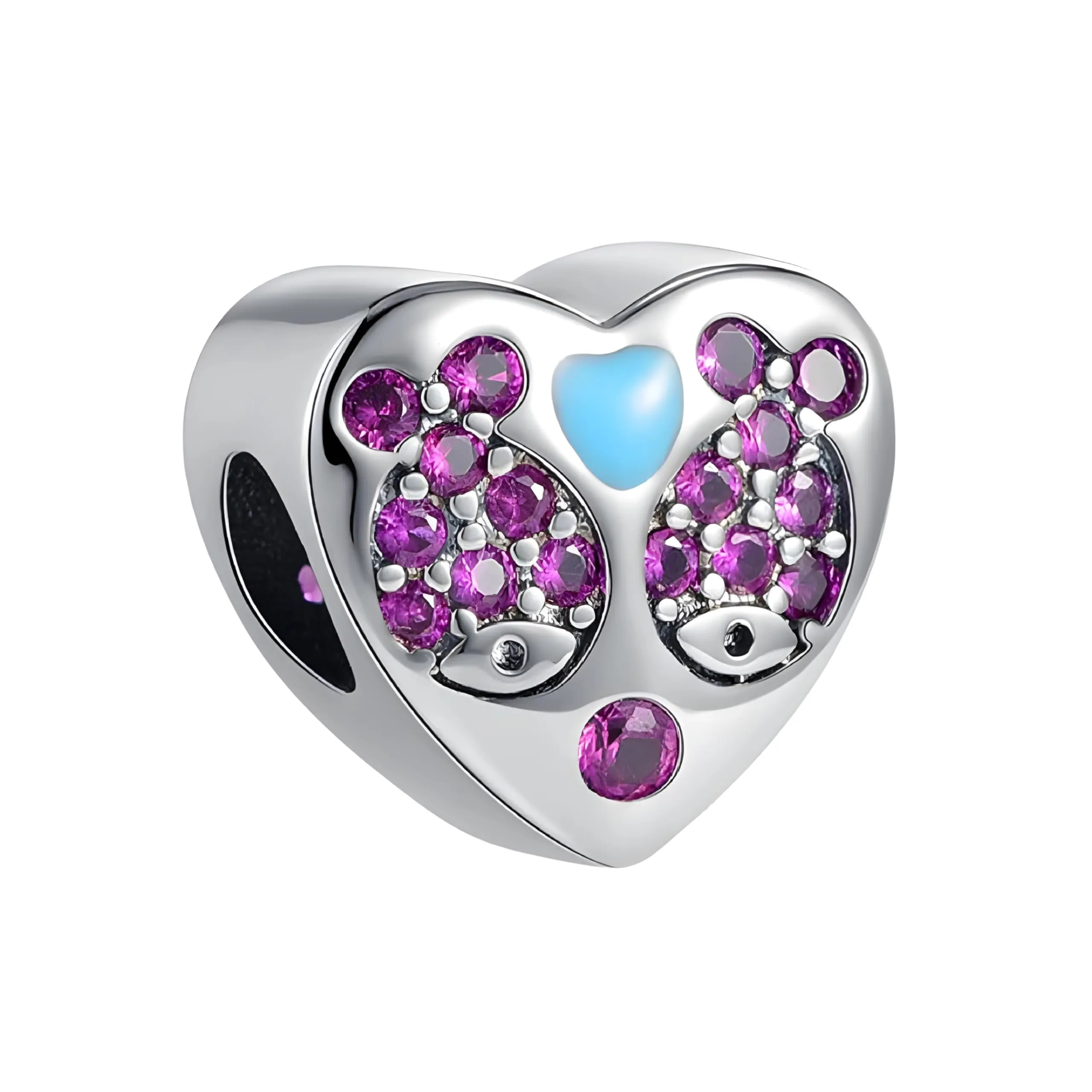 JCaleydo G89 Charm in Argento Sterling 925 Compatibile con Bracciale Pandora - immagine 1