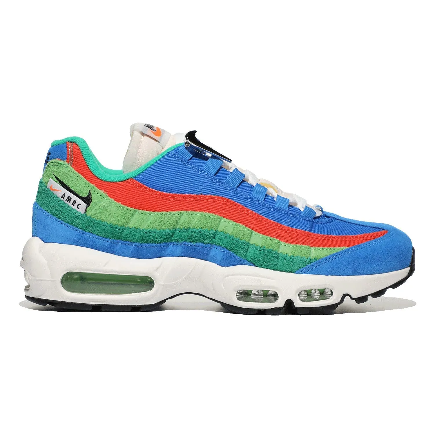 Nike Air Max 95 Lt Foto Blu Nero Roma Verde, 42.5 EU - immagine 1
