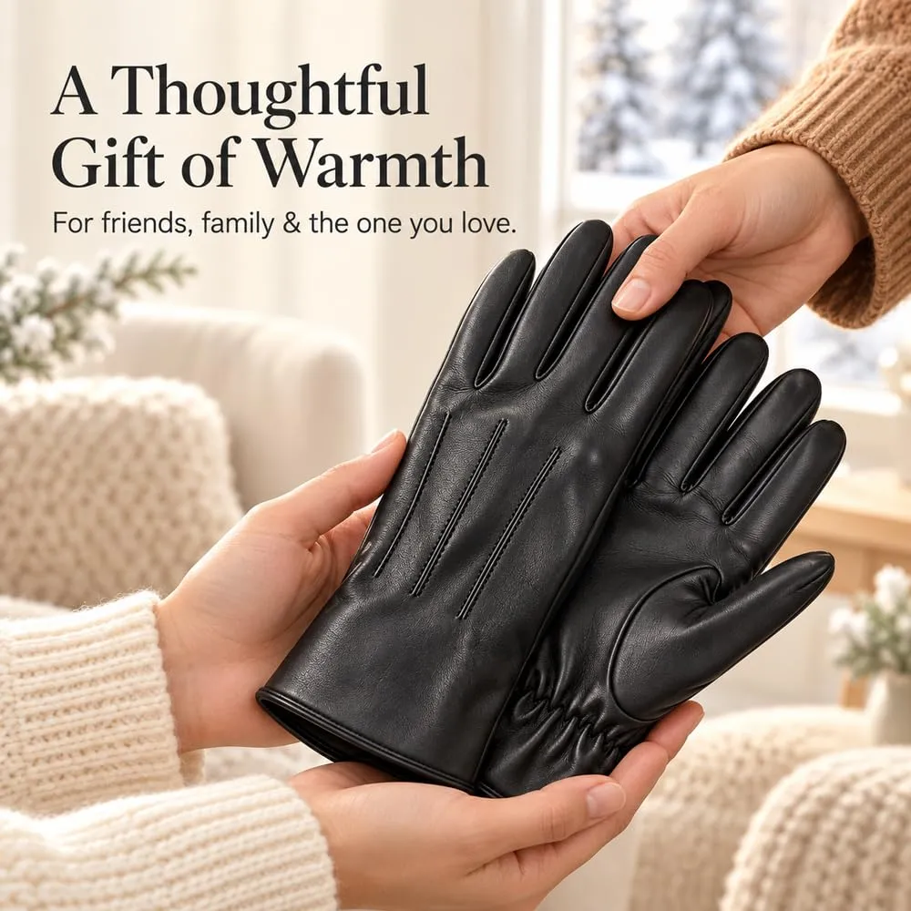 Harssidanzar Guanti Donna Invernali Touch Screen GL017EU Nero L - immagine 9