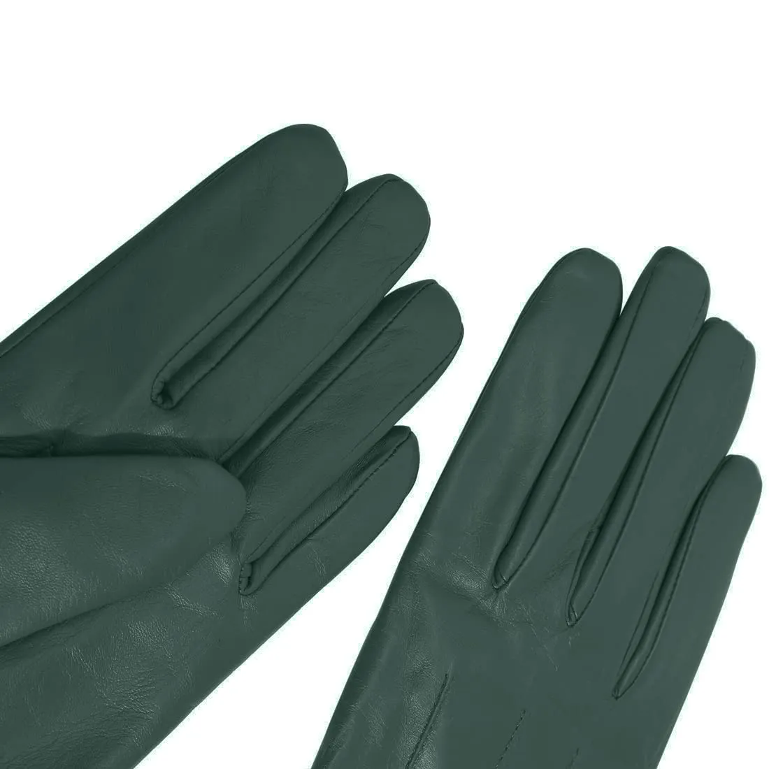Harssidanzar Guanti Donna Touch Screen Vintage GL017EU, Verde Cacciatore, S - immagine 5