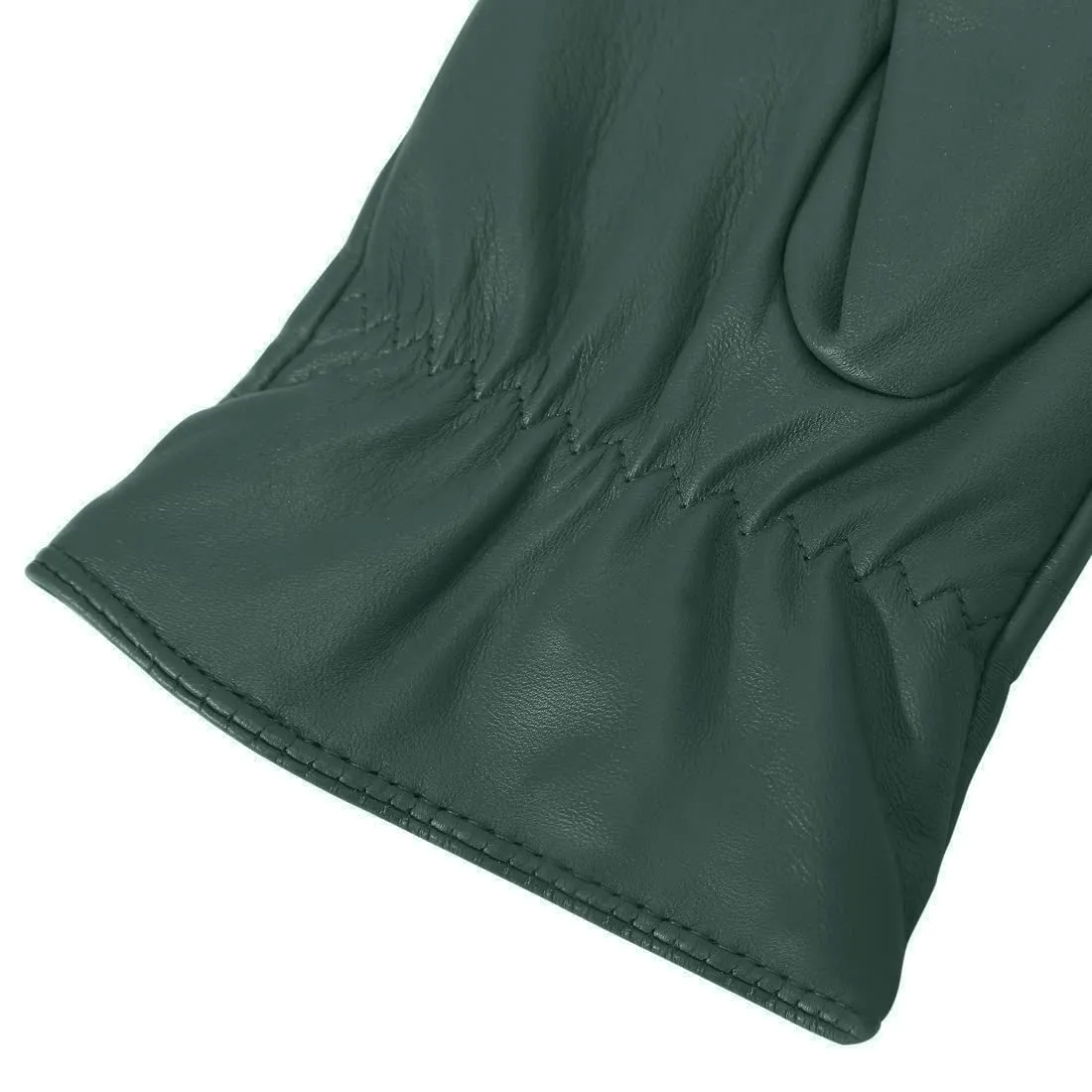 Harssidanzar Guanti Donna Touch Screen Vintage GL017EU, Verde Cacciatore, S - immagine 6