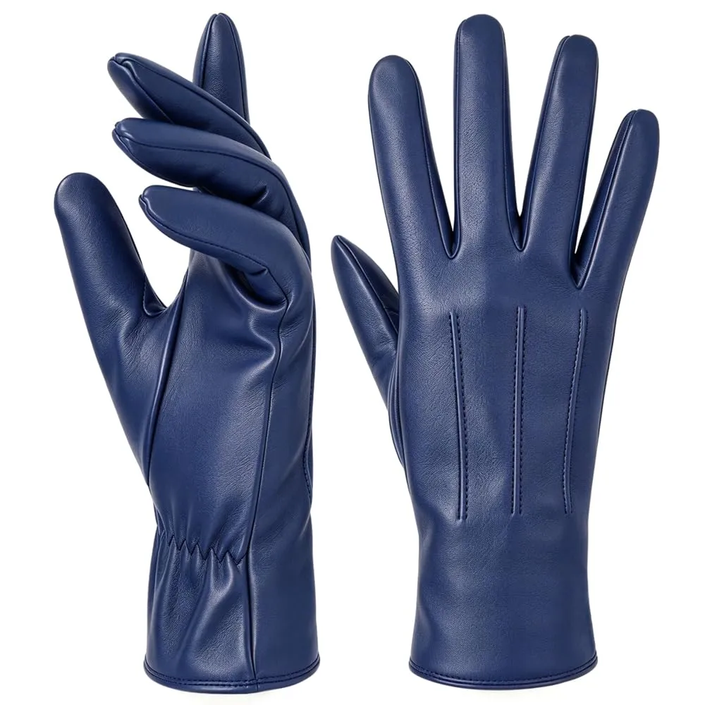 Harssidanzar Guanti Invernali Donna Touch Screen GL017EU Blu M - immagine 1