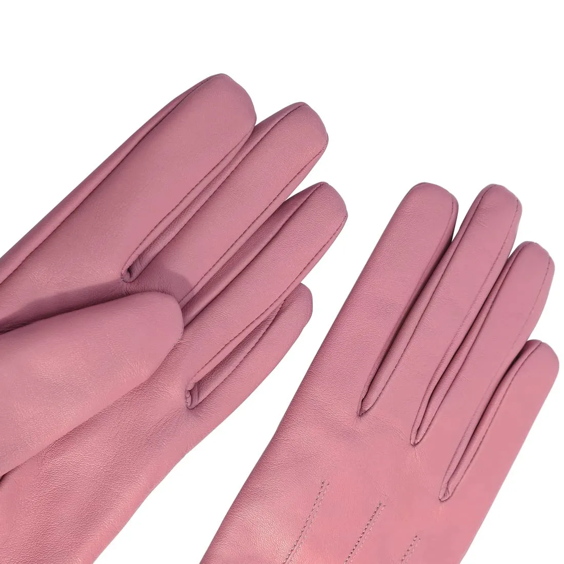 Harssidanzar Guanti Invernali Donna Touch Screen Vintage GL017EU Rosa M - immagine 6