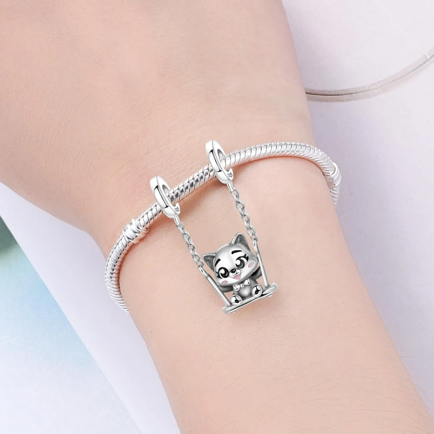 NUJIFFY Ciondoli di Animali in Argento Sterling 925 per Donna - immagine 3