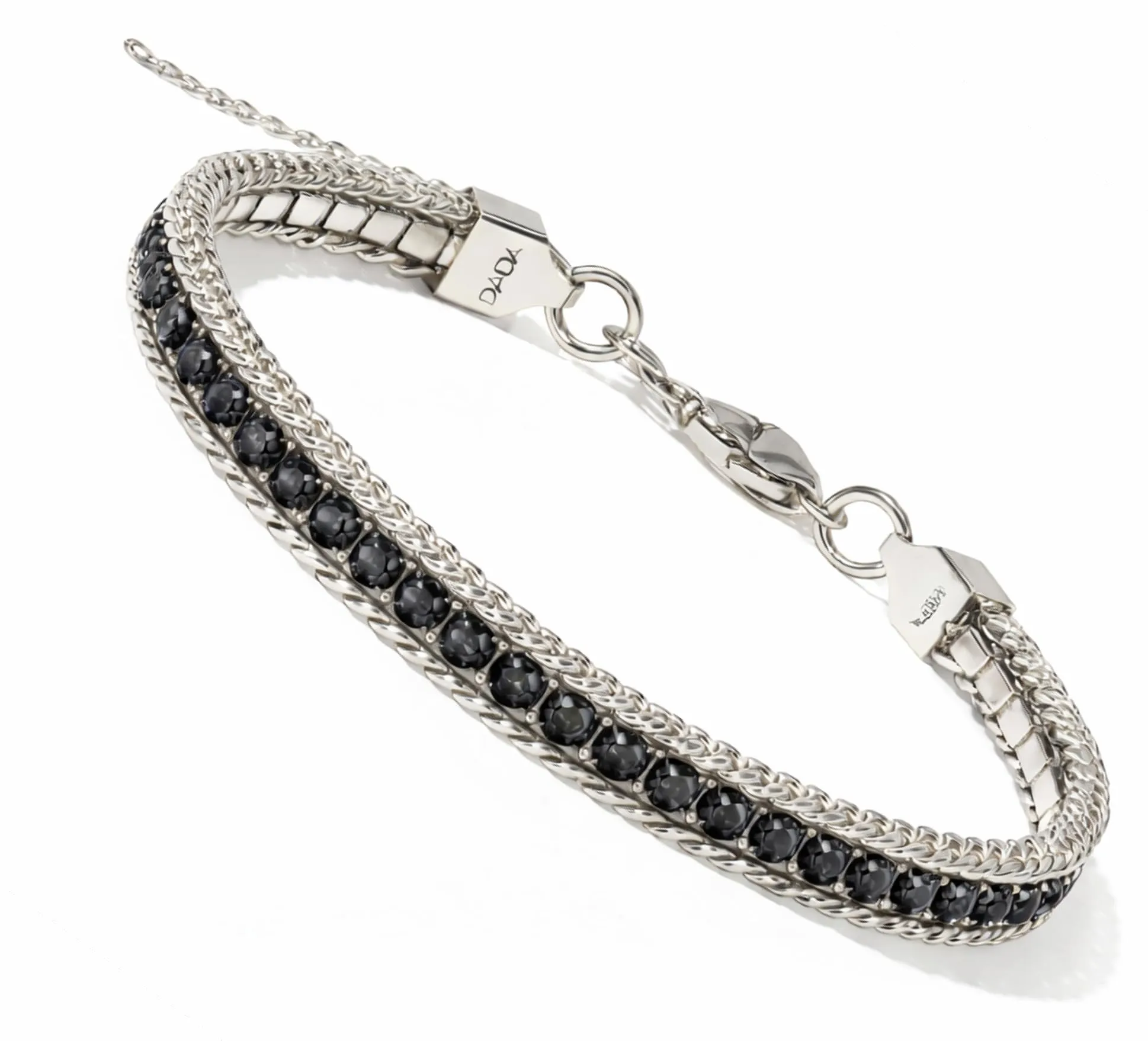 Dada Gioielli Bracciale Tennis e Grumetta in Acciaio Inossidabile - immagine 1
