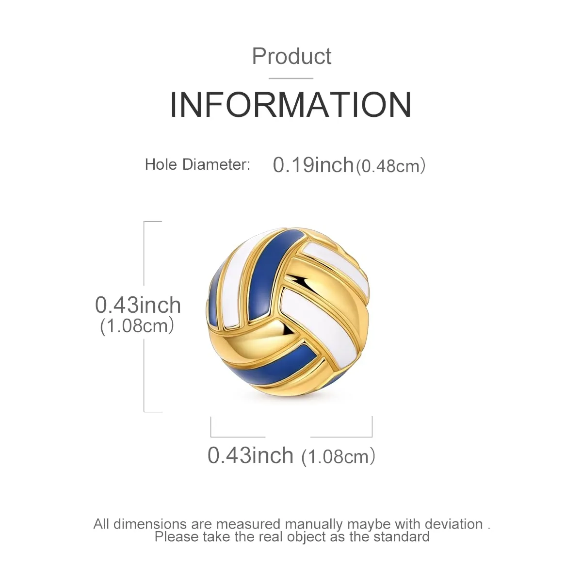 LNQOBU Charm Bead Ciondolo Donna in Argento Sterling 925 per Bracciali e Collane - immagine 5