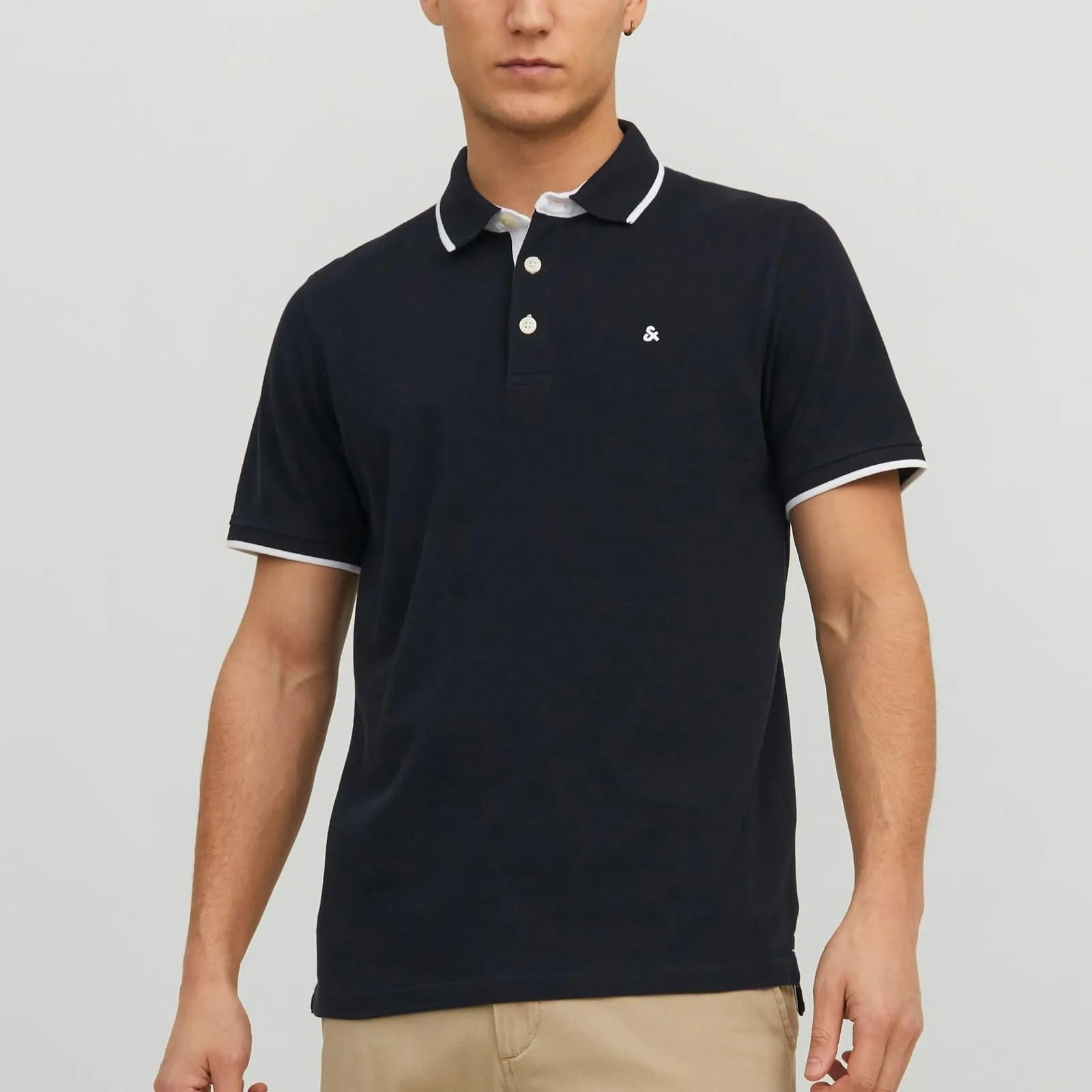 Jack & Jones Jjepaulos Polo SS Noos - Navy Blazer/Detail: Play, M - immagine 3